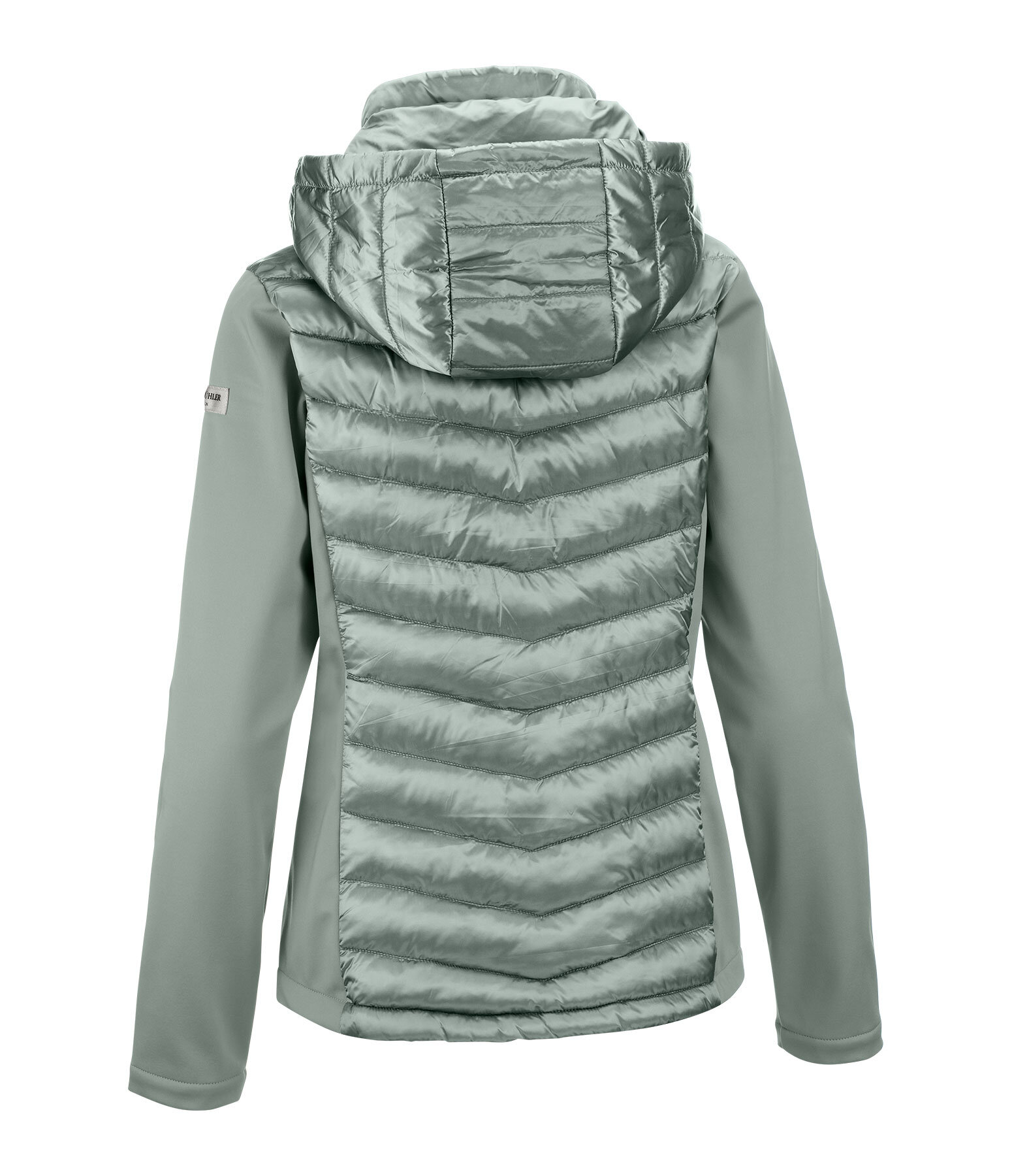 softshell combi rij-jas Cora met capuchon