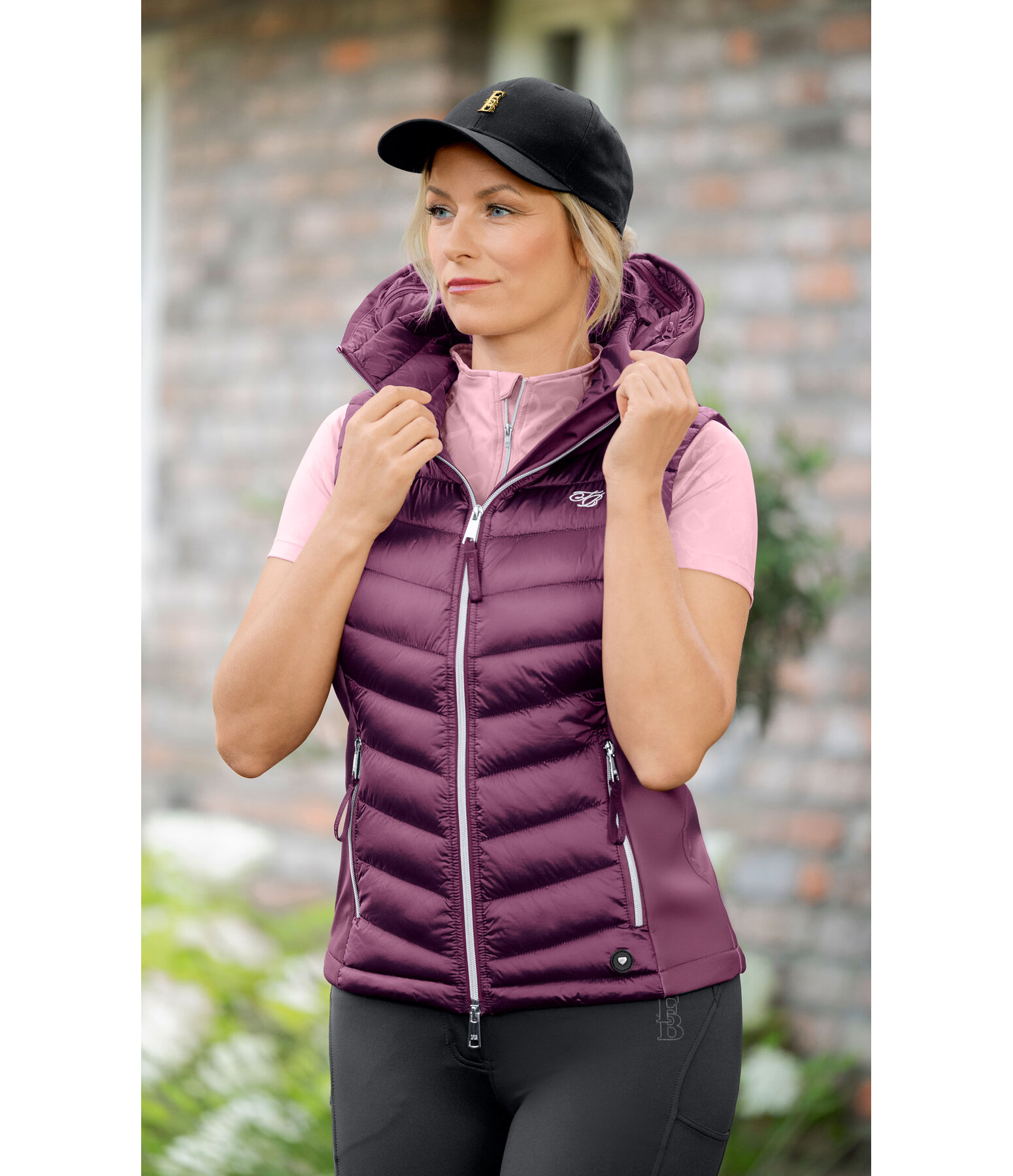 softshell combi bodywarmer Zoey met capuchon