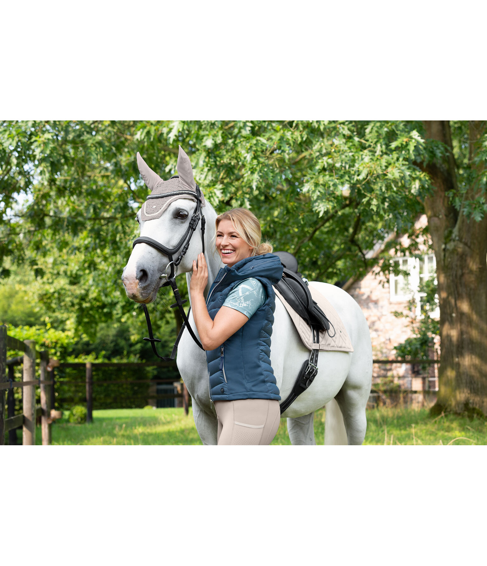 softshell combi bodywarmer Zoey met capuchon