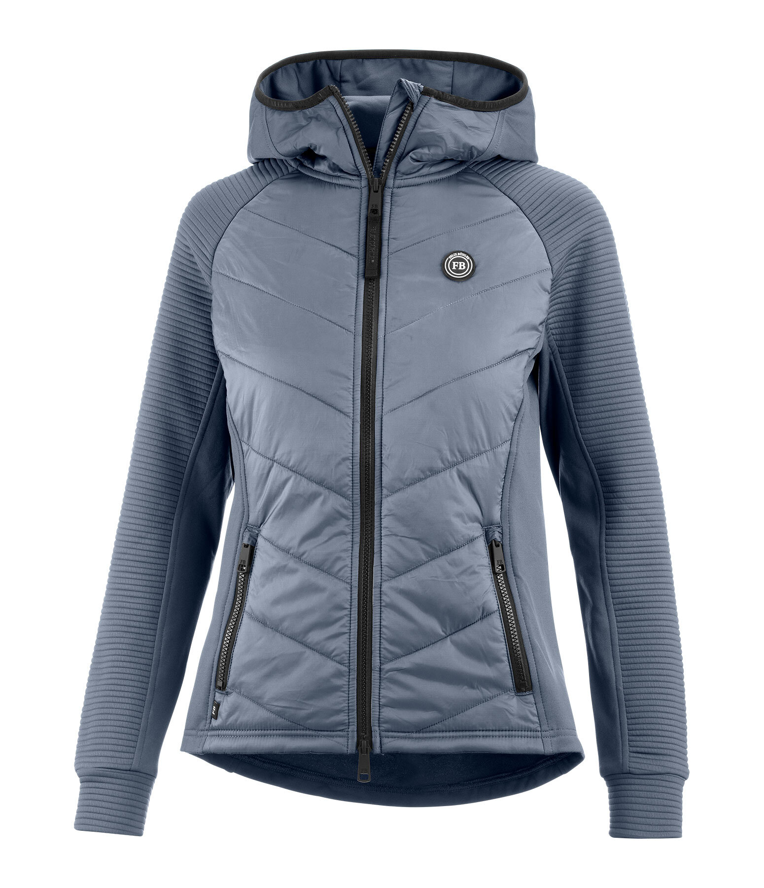 combi stretchjas Lene met capuchon