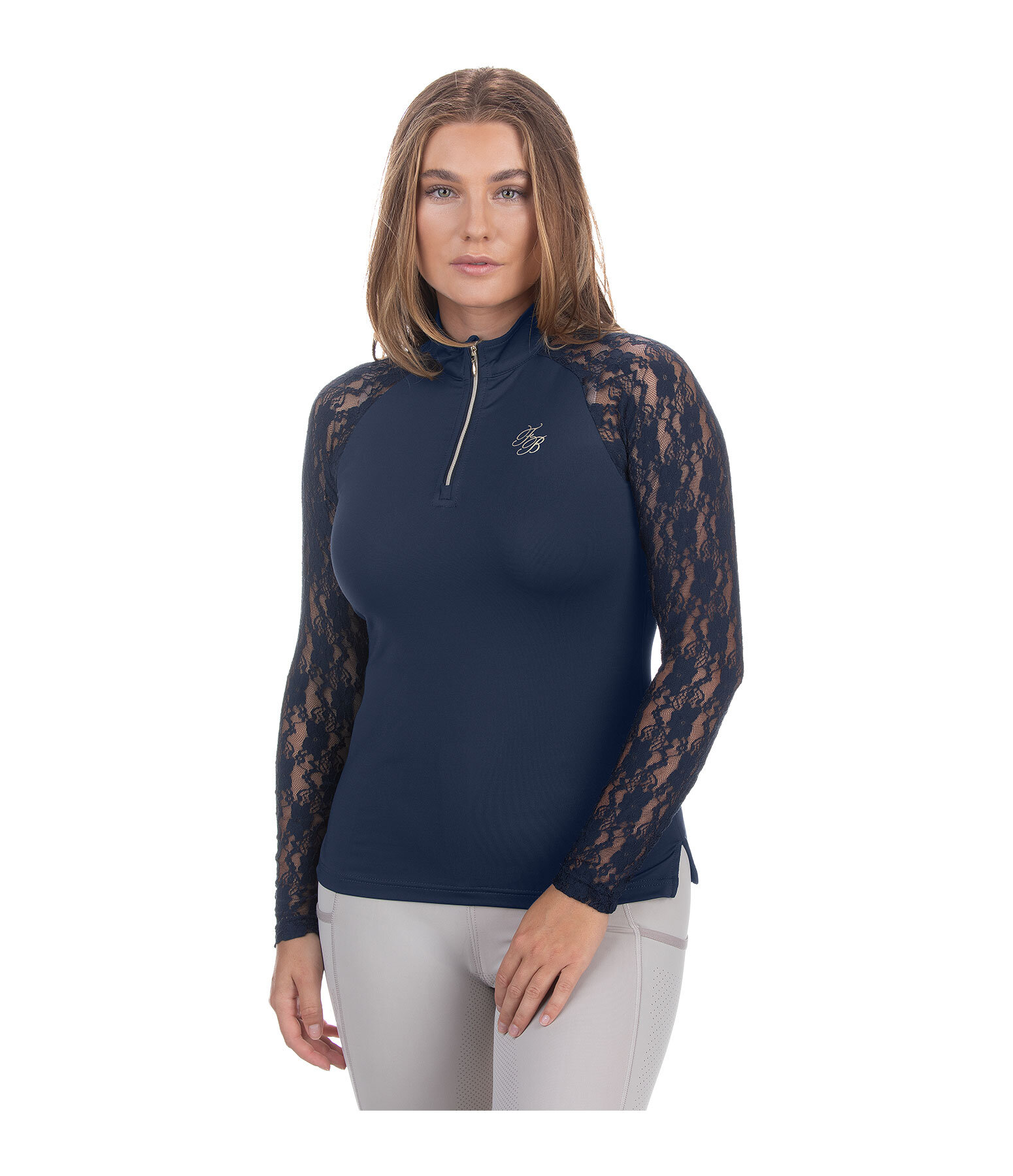 functioneel longsleeve Sanne met rits