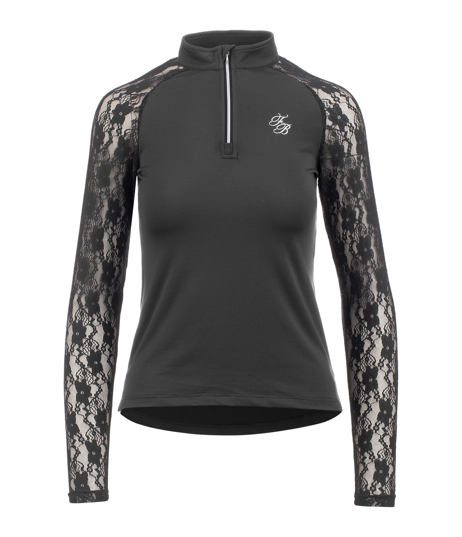 functioneel longsleeve Sanne met rits