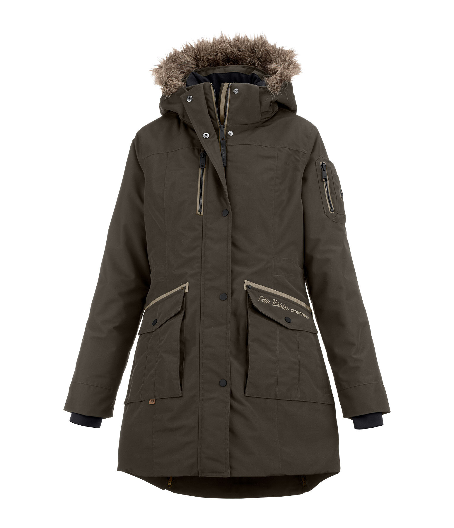 functionele rijparka Ulla met capuchon