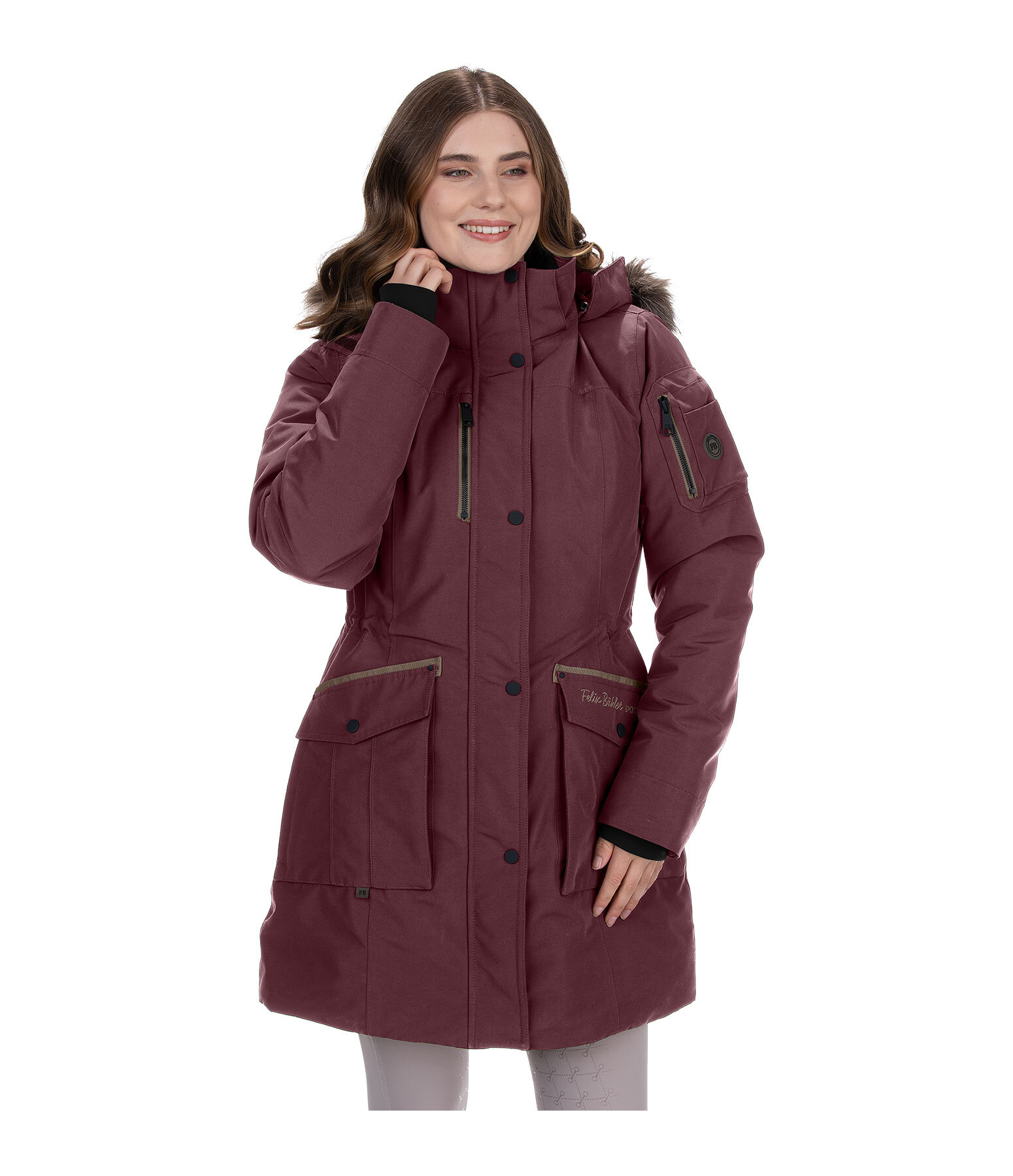 functionele rijparka Ulla met capuchon