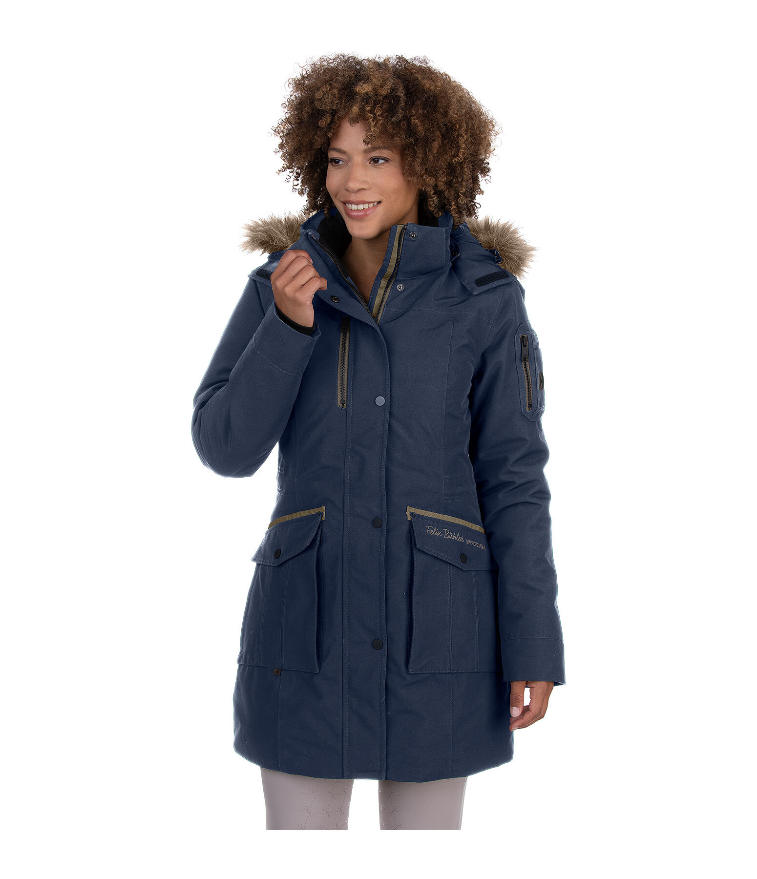 functionele rijparka Ulla met capuchon