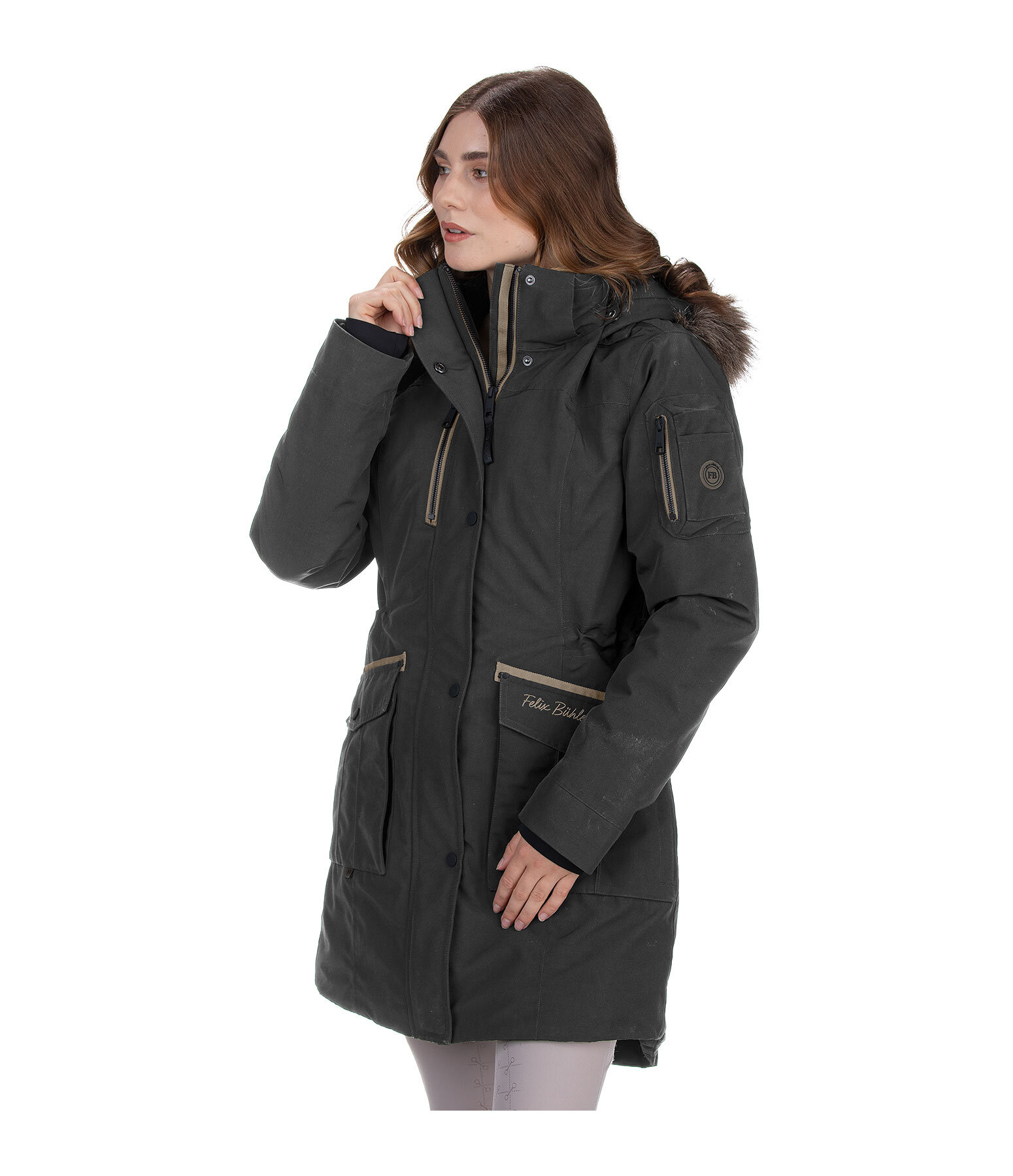 functionele rijparka Ulla met capuchon