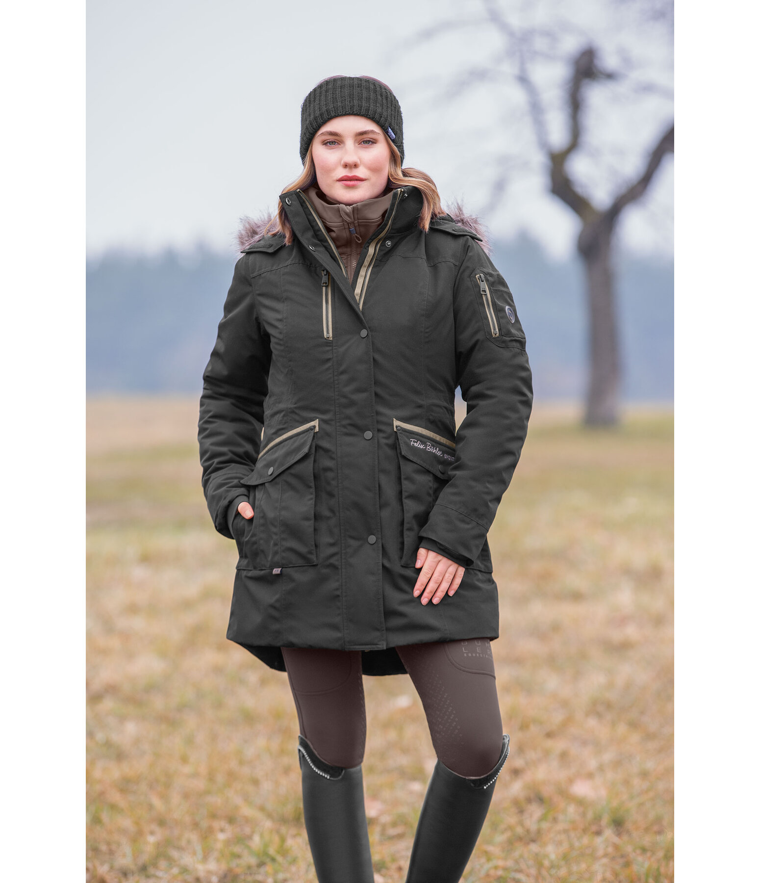 functionele rijparka Ulla met capuchon