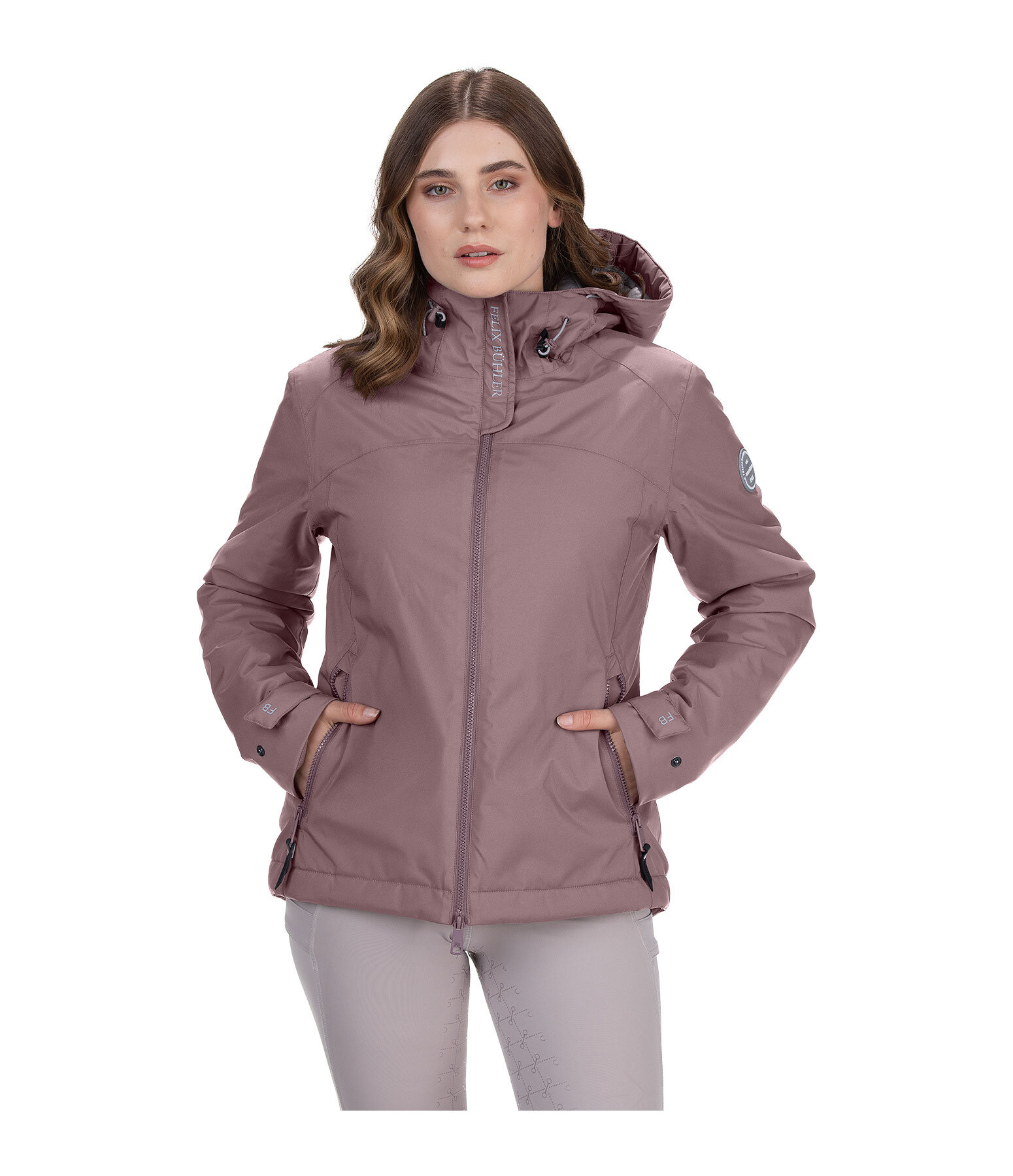 functionele rij-jas Emelie met capuchon
