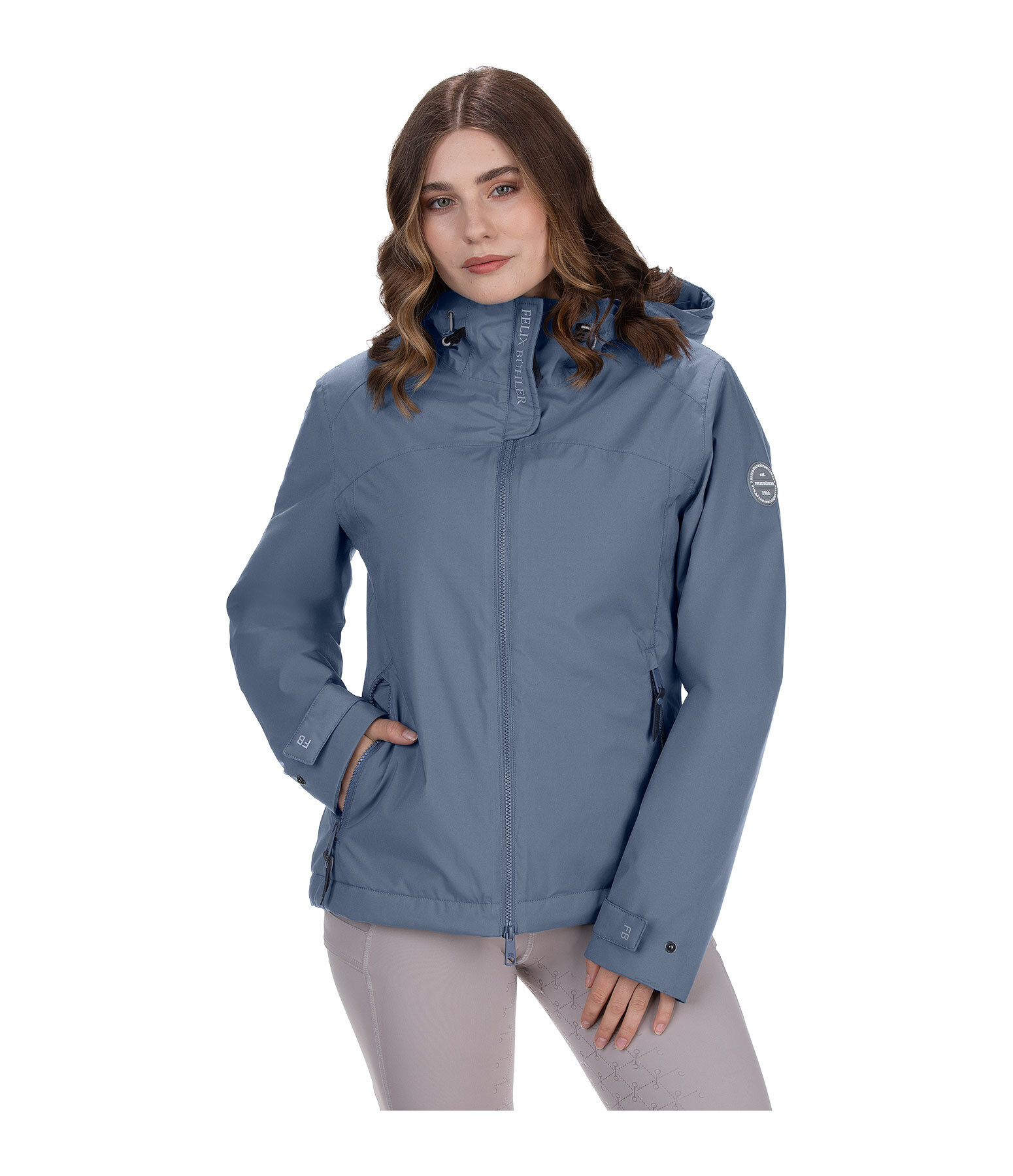 functionele rij-jas Emelie met capuchon