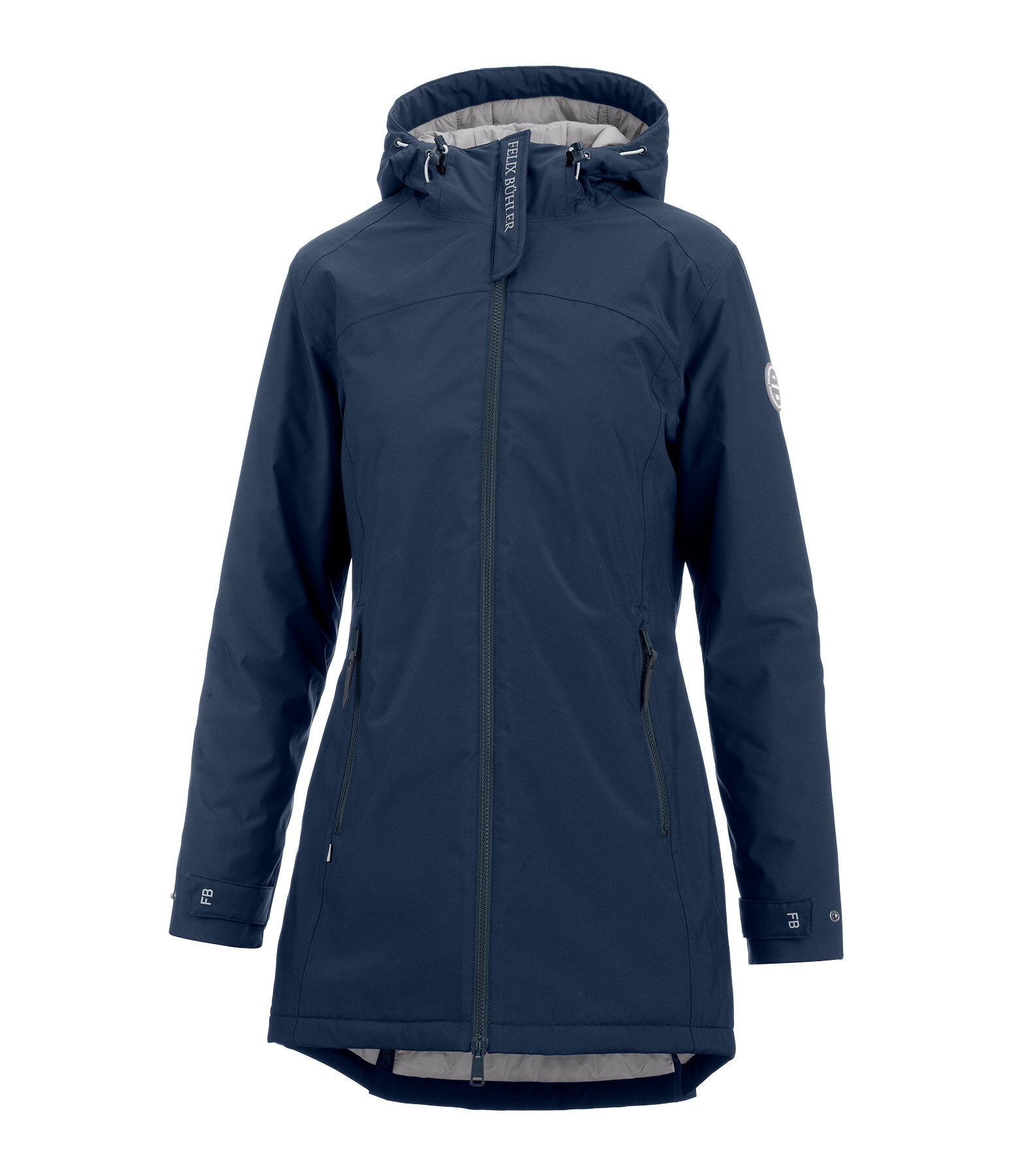functionele rij-jas Eliza II met capuchon