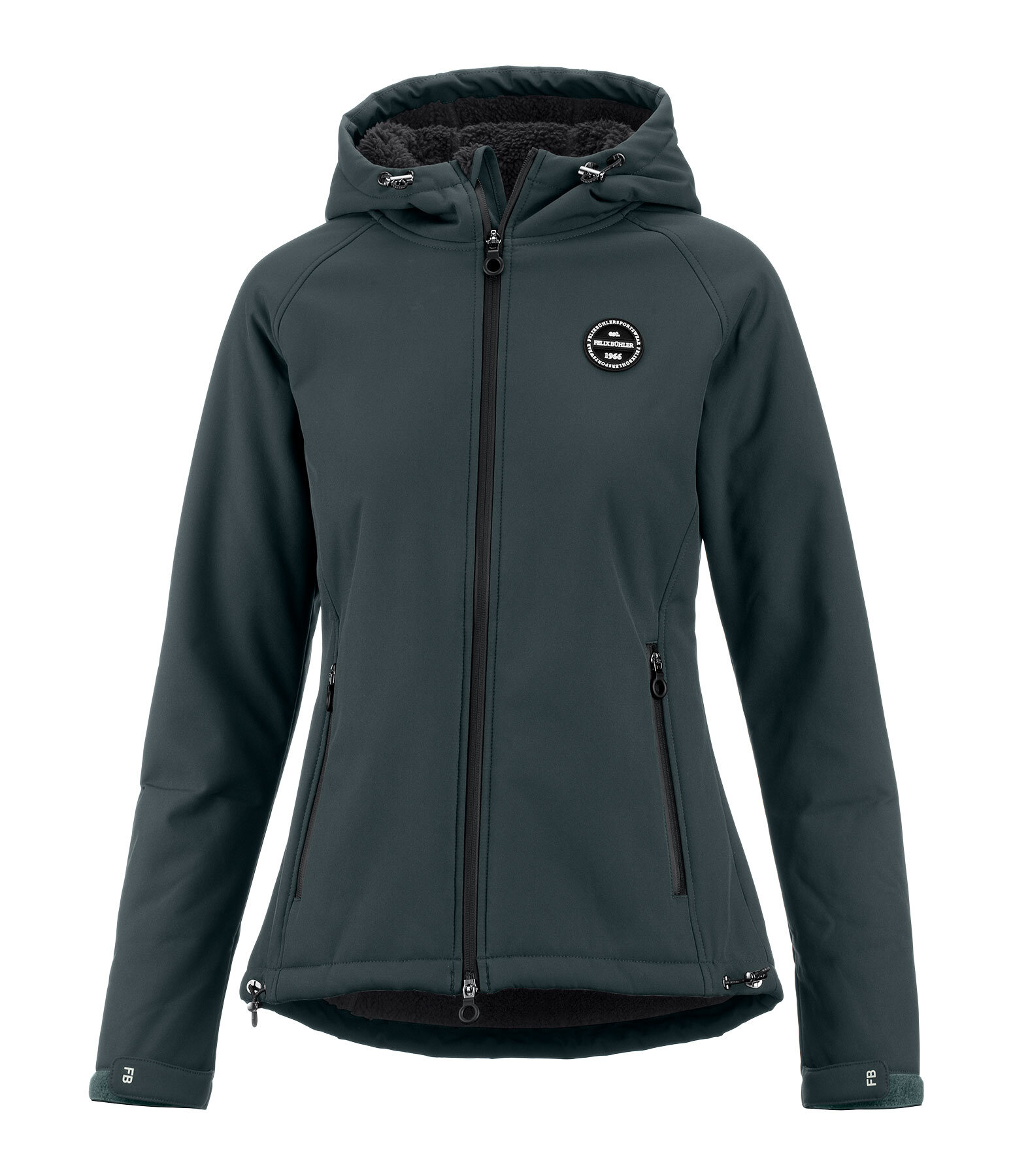 softshell rij-jas Lara II met capuchon