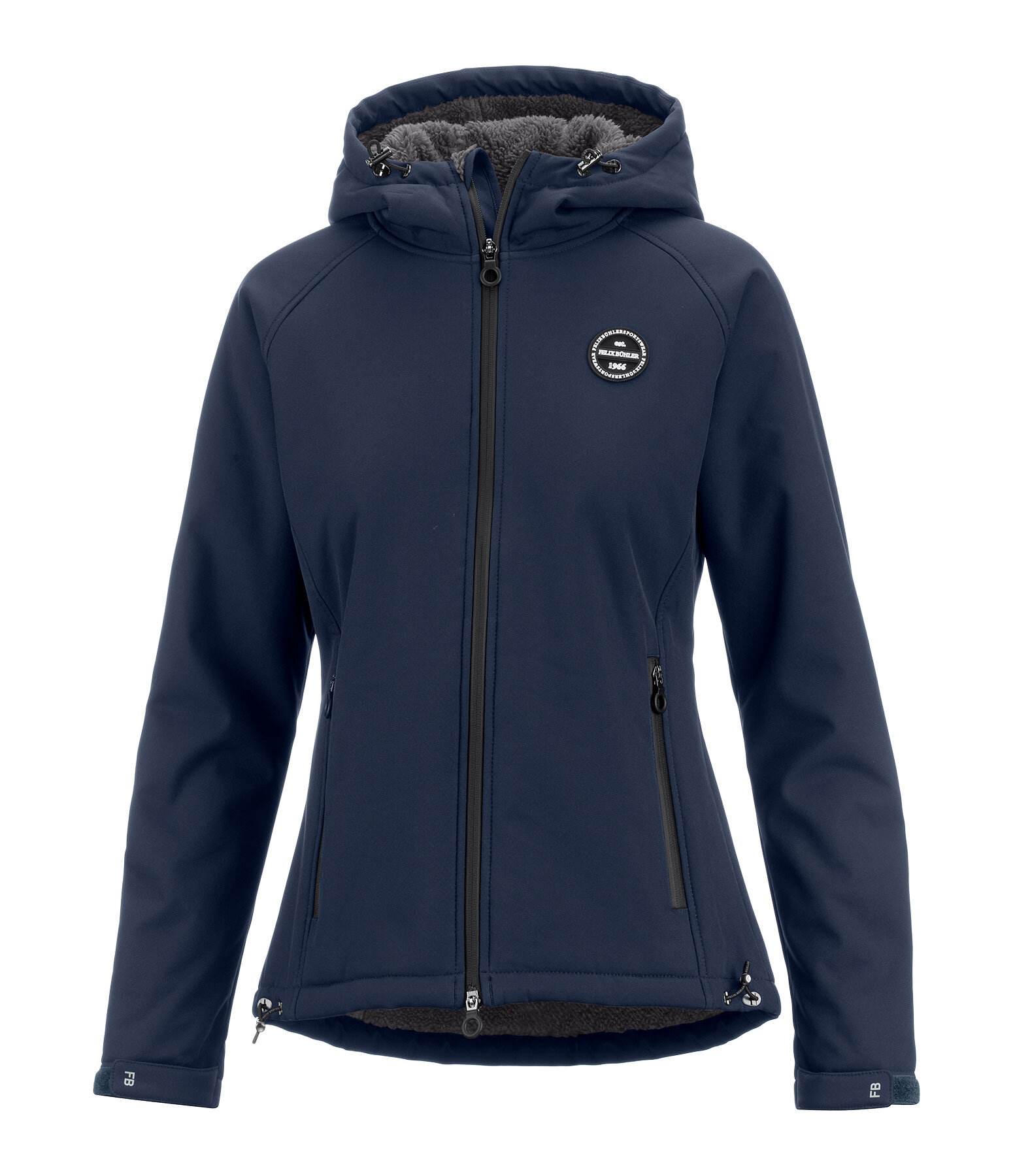 softshell rij-jas Lara II met capuchon