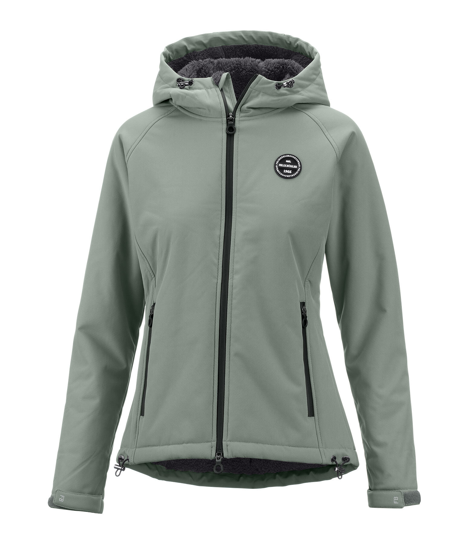 softshell rij-jas Lara II met capuchon