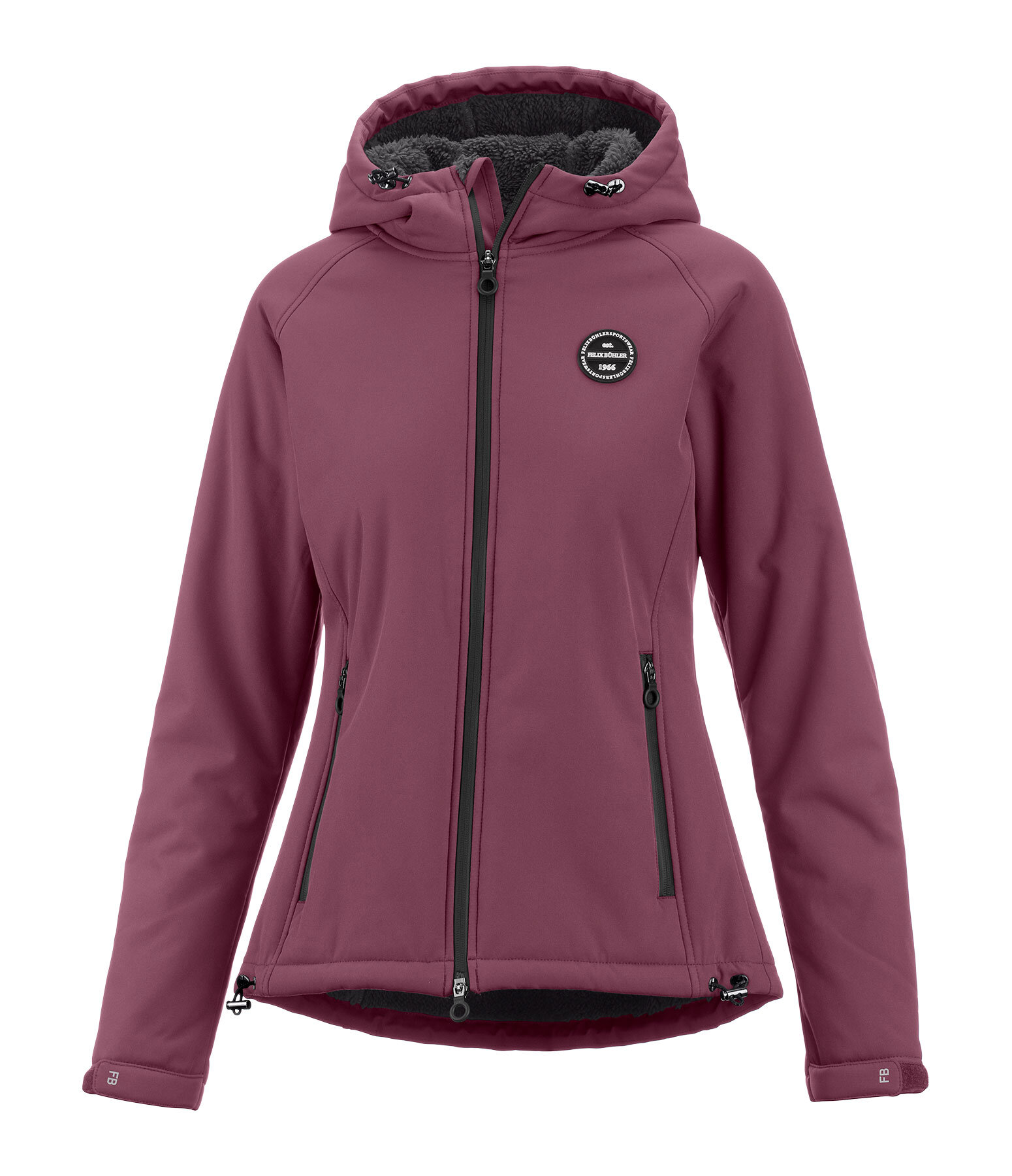 softshell rij-jas Lara II met capuchon