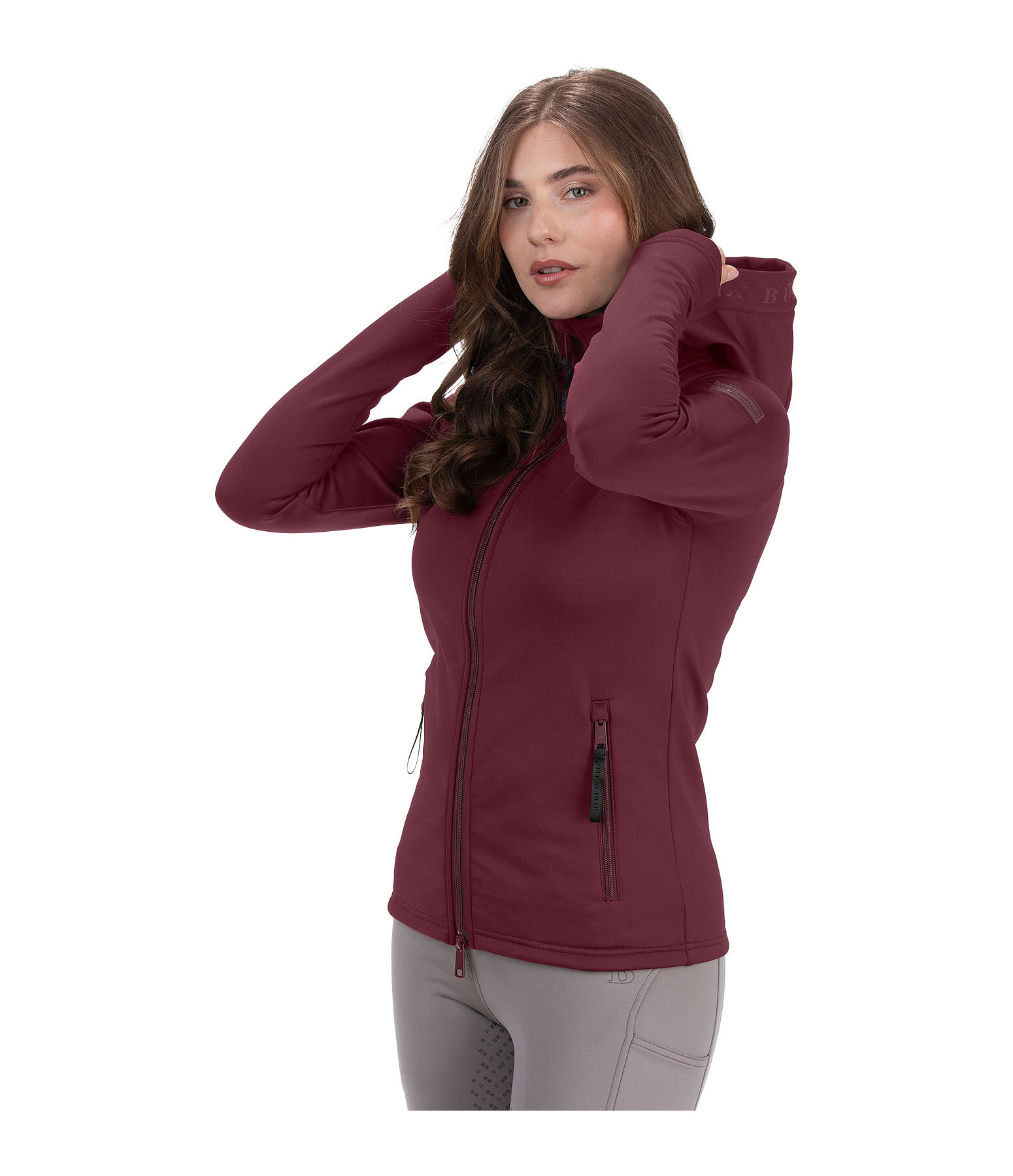 stretchjas Carin met capuchon