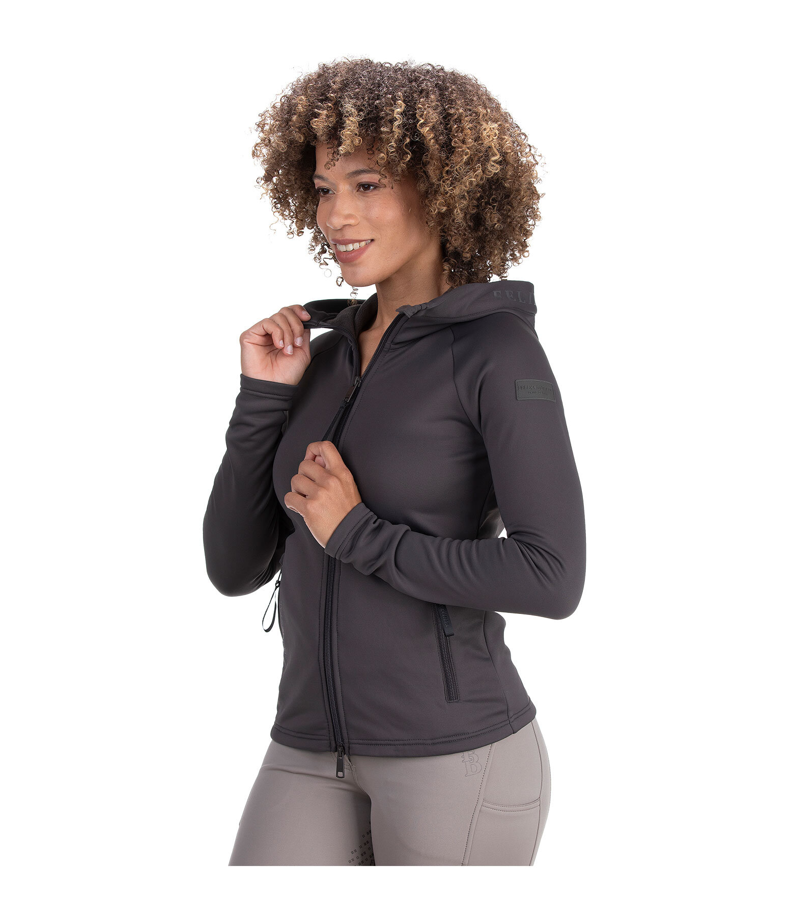stretchjas Carin met capuchon