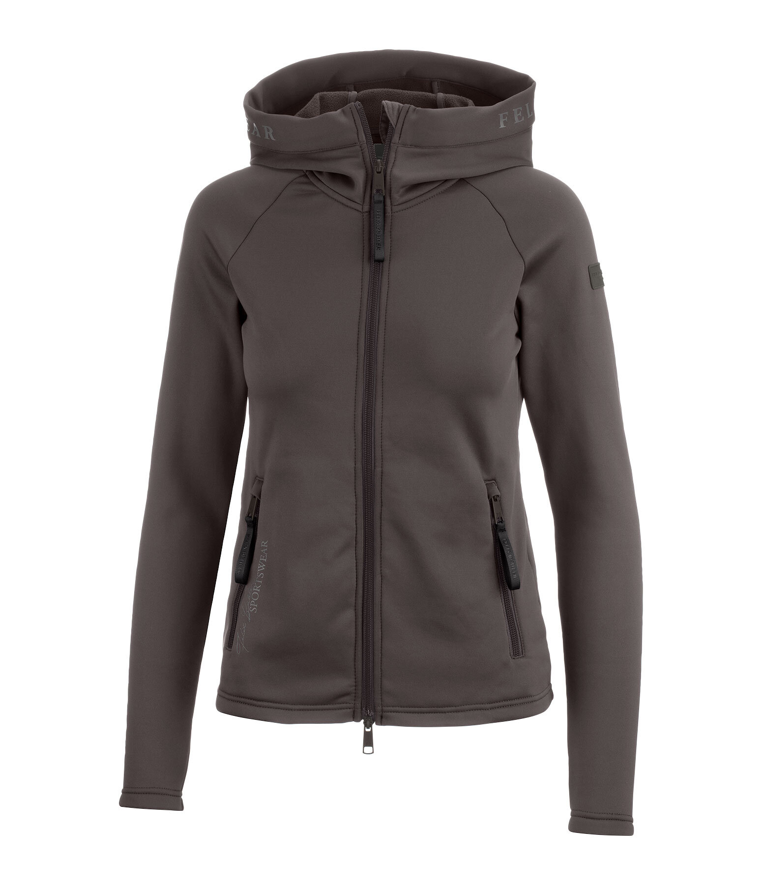 stretchjas Carin met capuchon