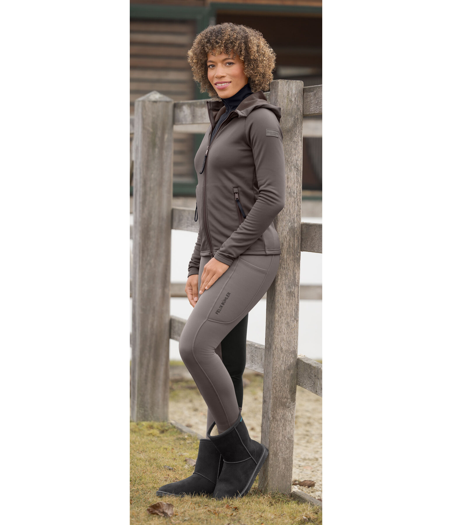 stretchjas Carin met capuchon