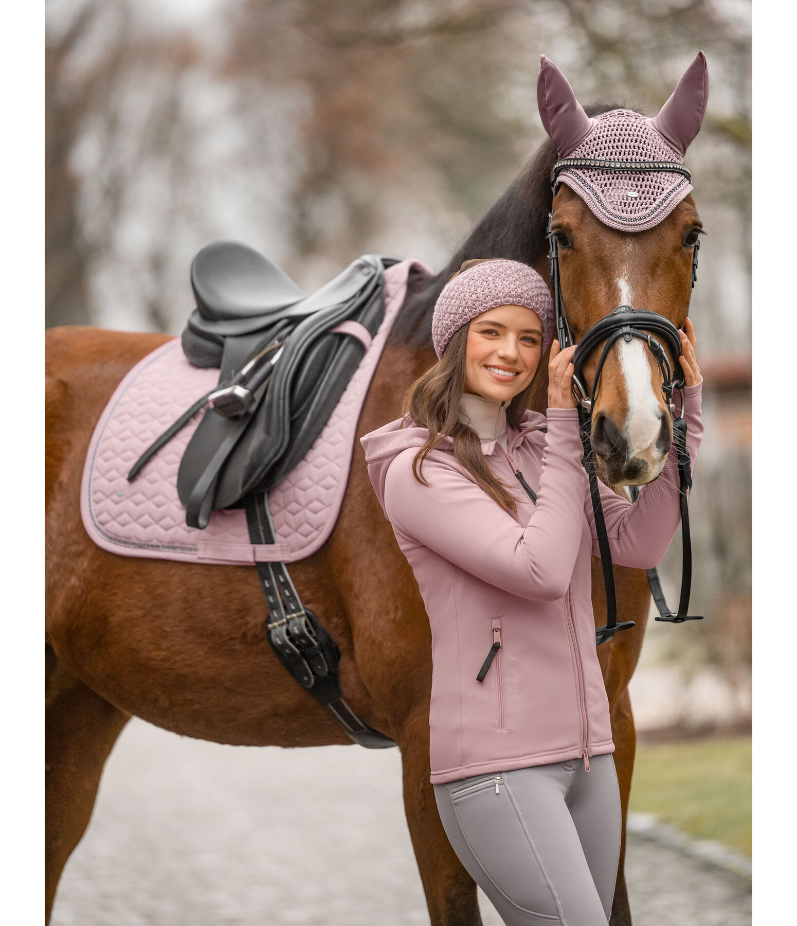 stretchjas Carin met capuchon