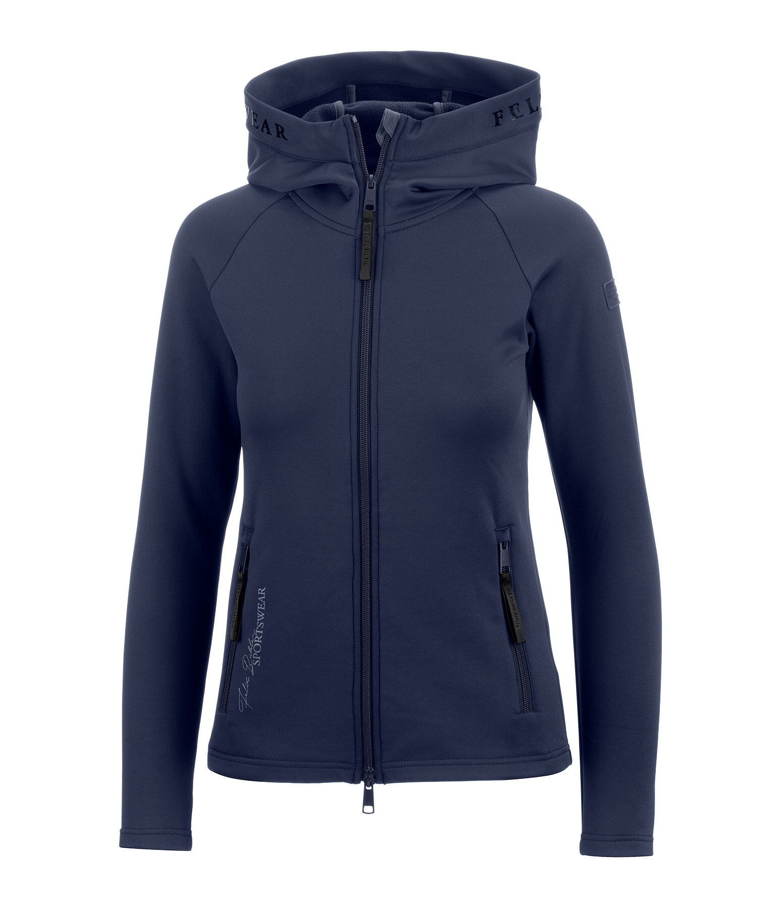 stretchjas Carin met capuchon