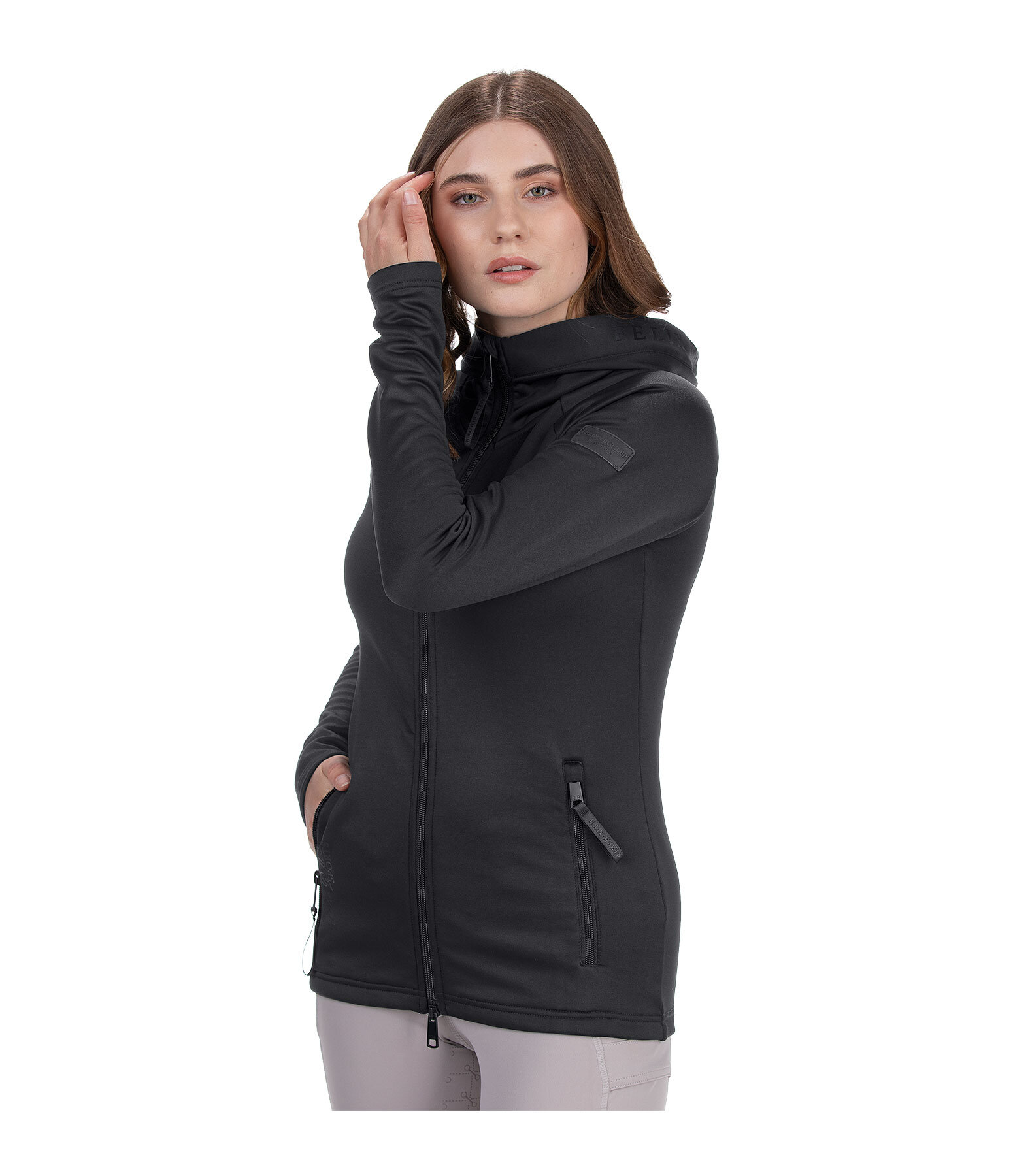 stretchjas Carin met capuchon