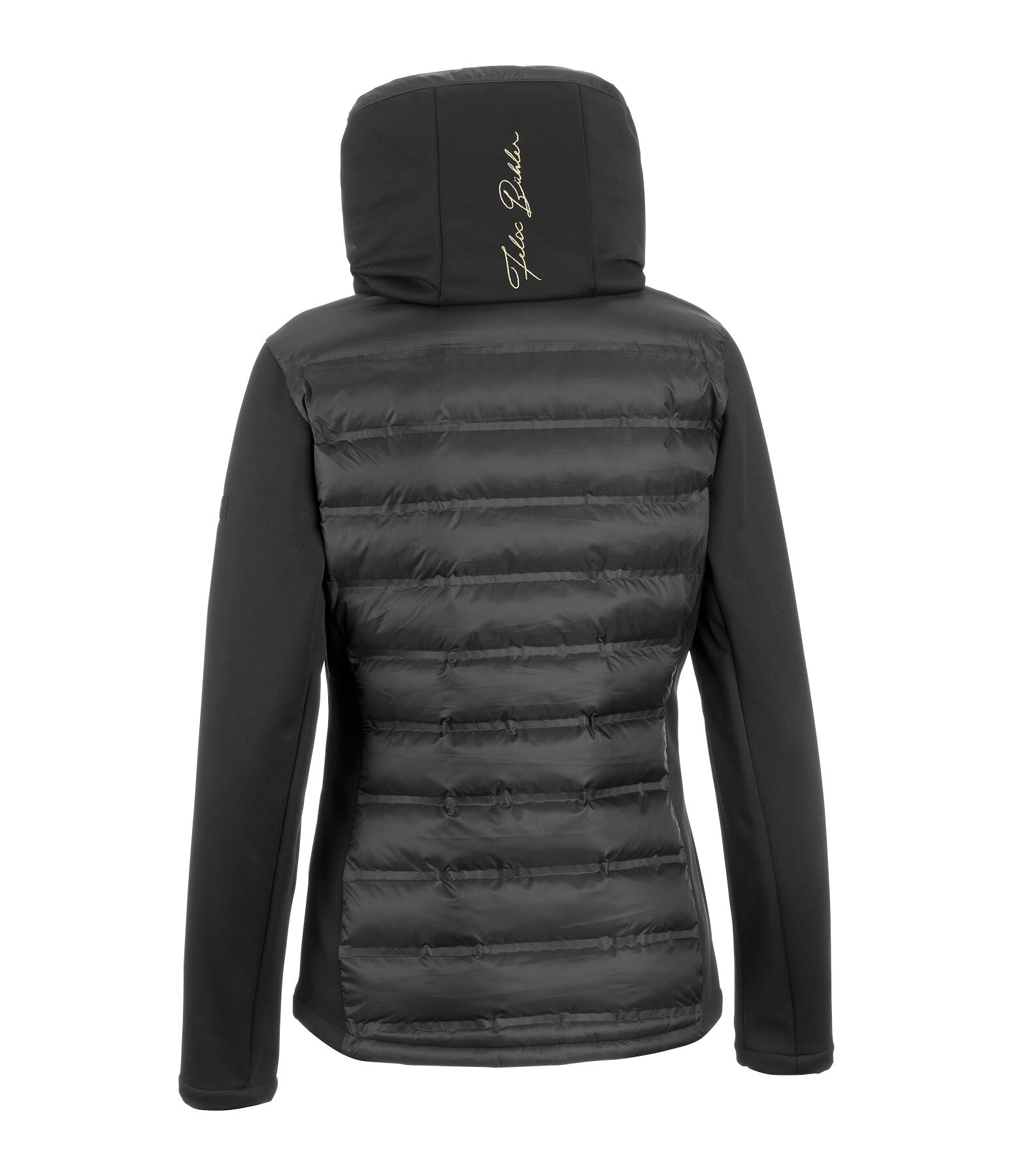 softshell combi rij-jas Celina met capuchon