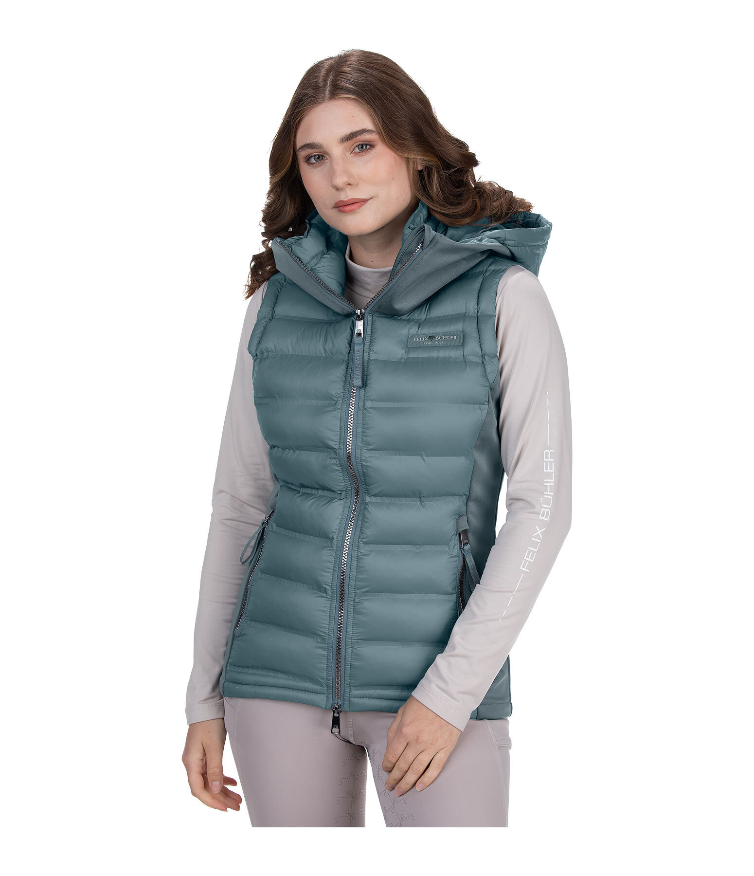 softshell combi bodywarmer Jessy met capuchon