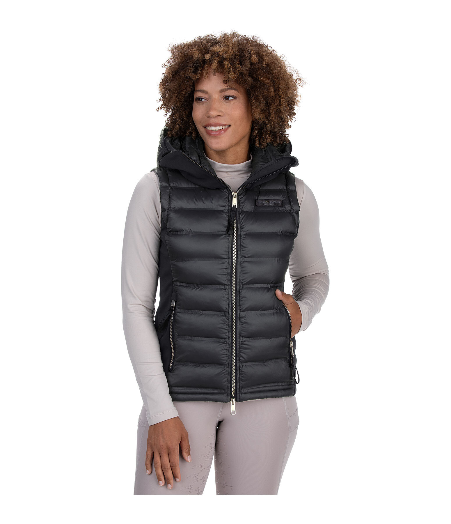 softshell combi bodywarmer Jessy met capuchon