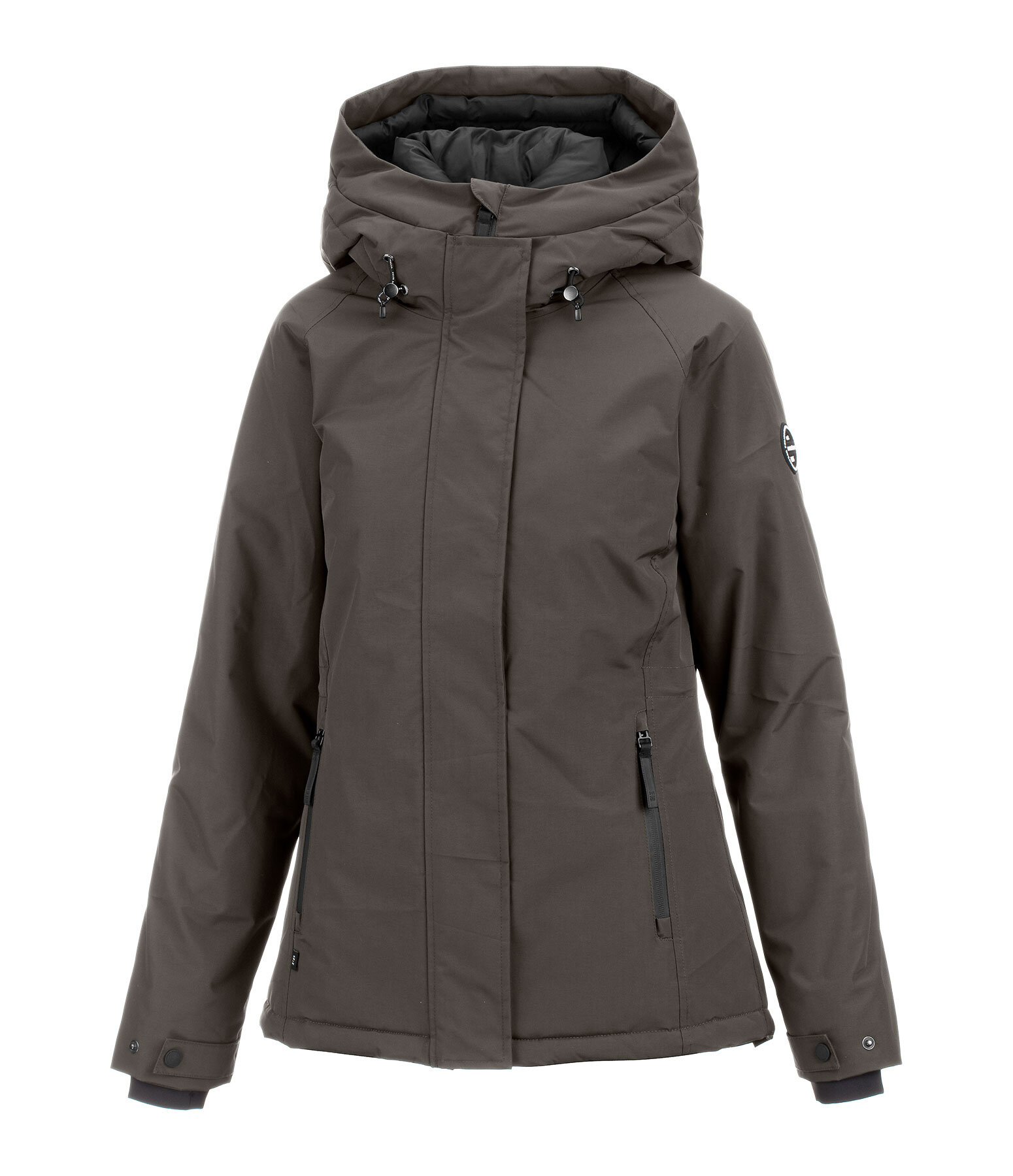 functionele jas Sara met capuchon