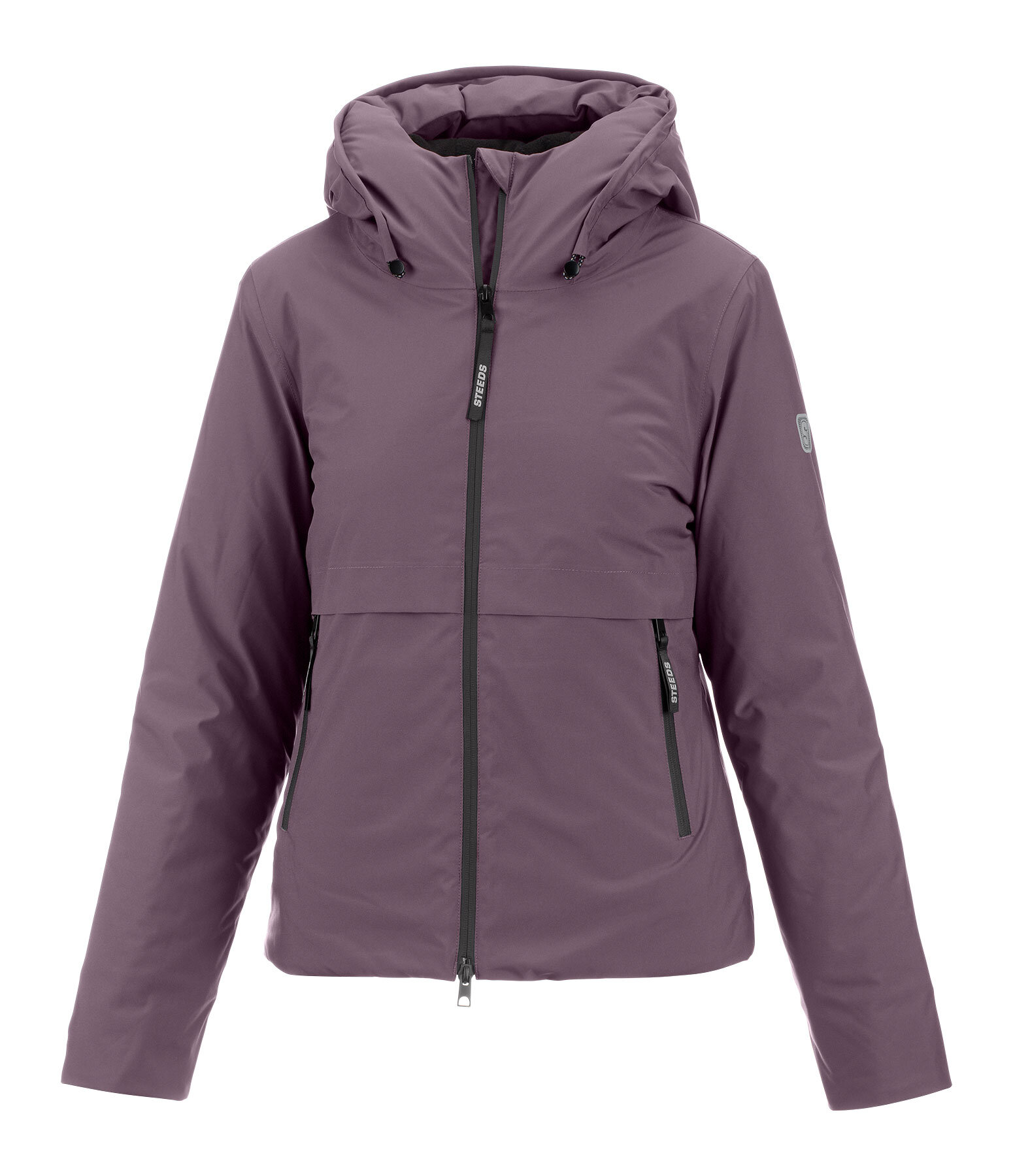 functionele jas Firielle met capuchon