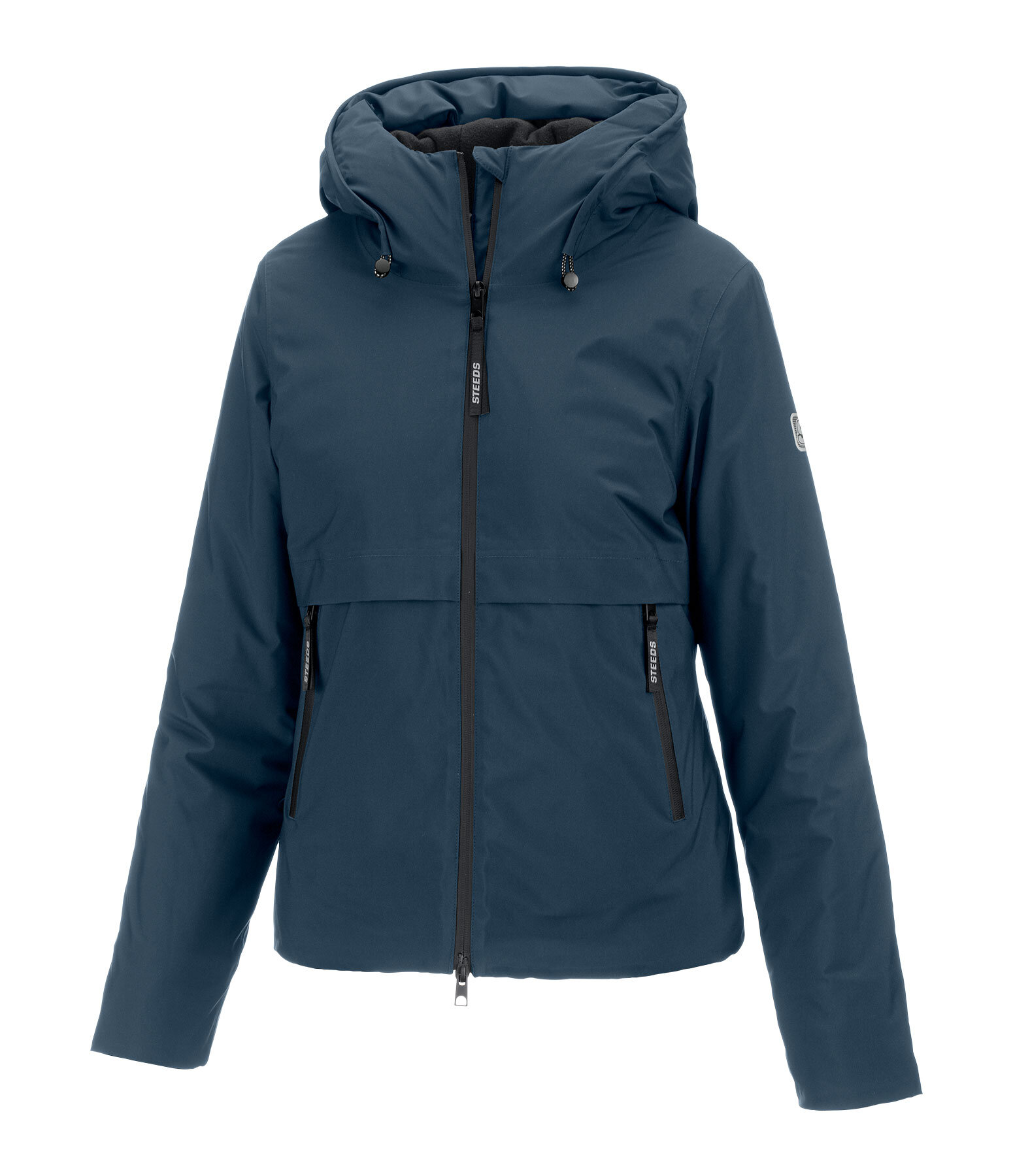 functionele jas Firielle met capuchon