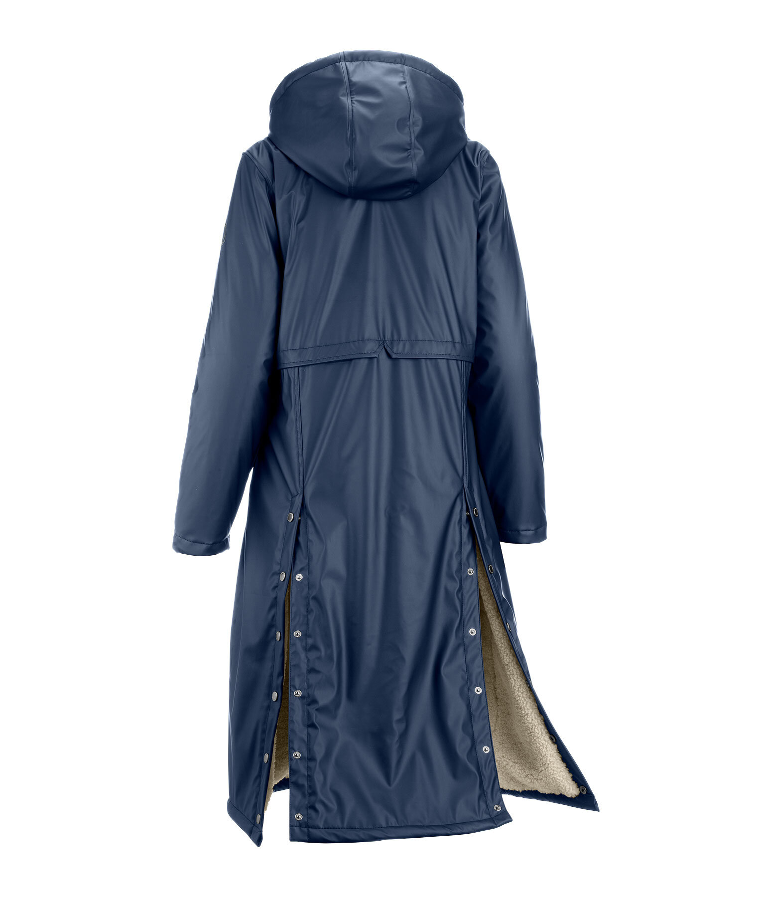 teddy regenmantel Paris long met capuchon