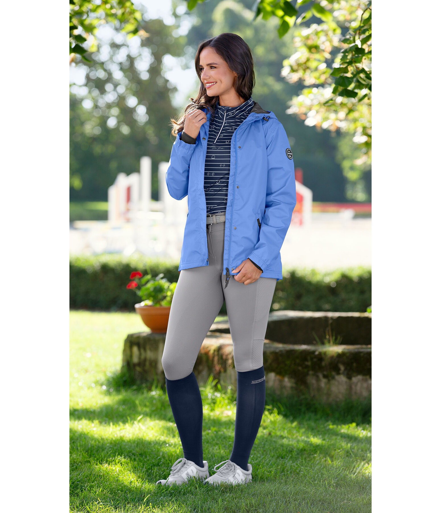 functionele rij-jas Klara Life Cycle met capuchon