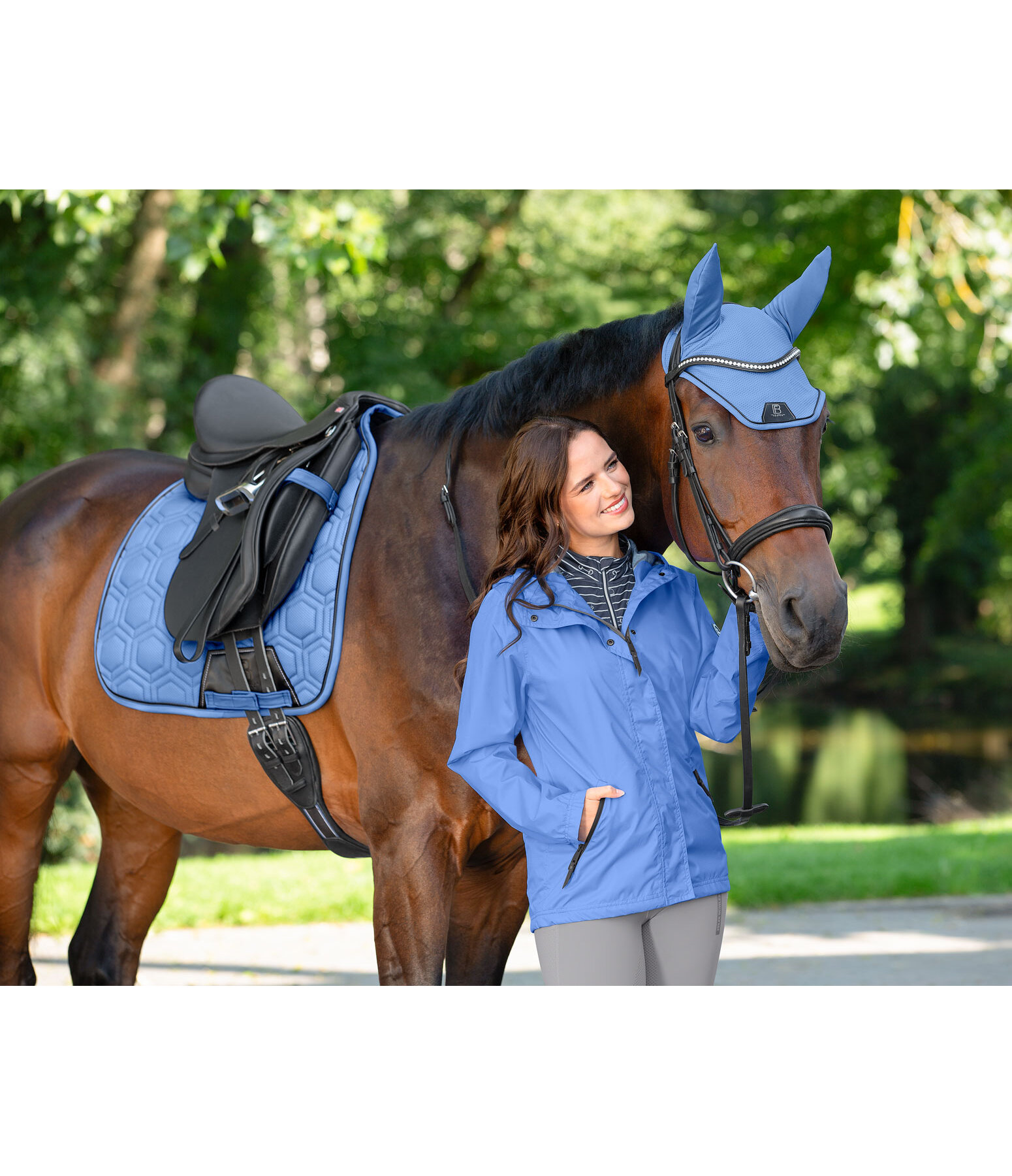 functionele rij-jas Klara Life Cycle met capuchon