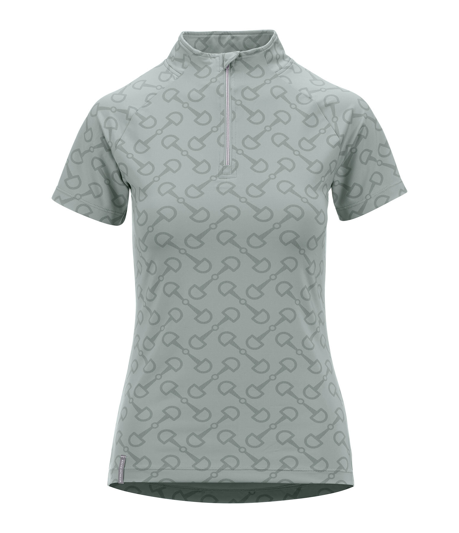 functioneel shirt met ritssluiting Clea