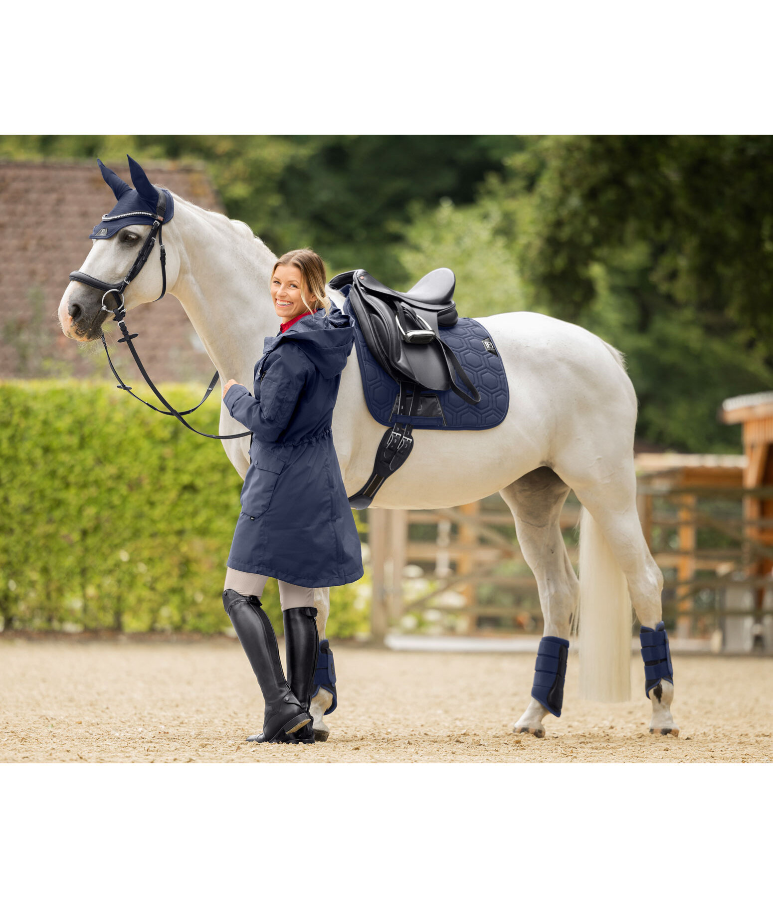 functionele rij-jas Emily II met capuchon