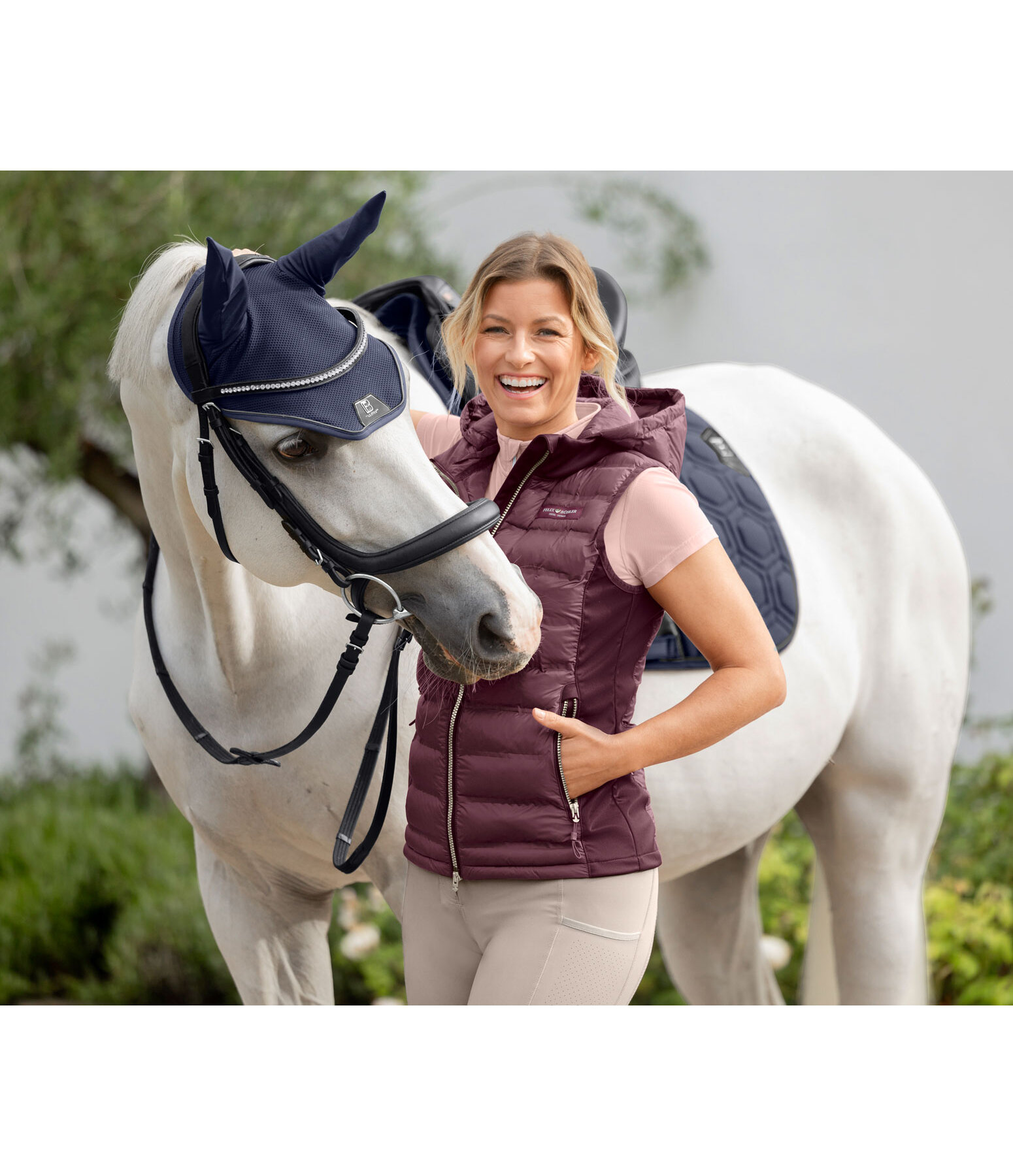 combi bodywarmer Josy met capuchon