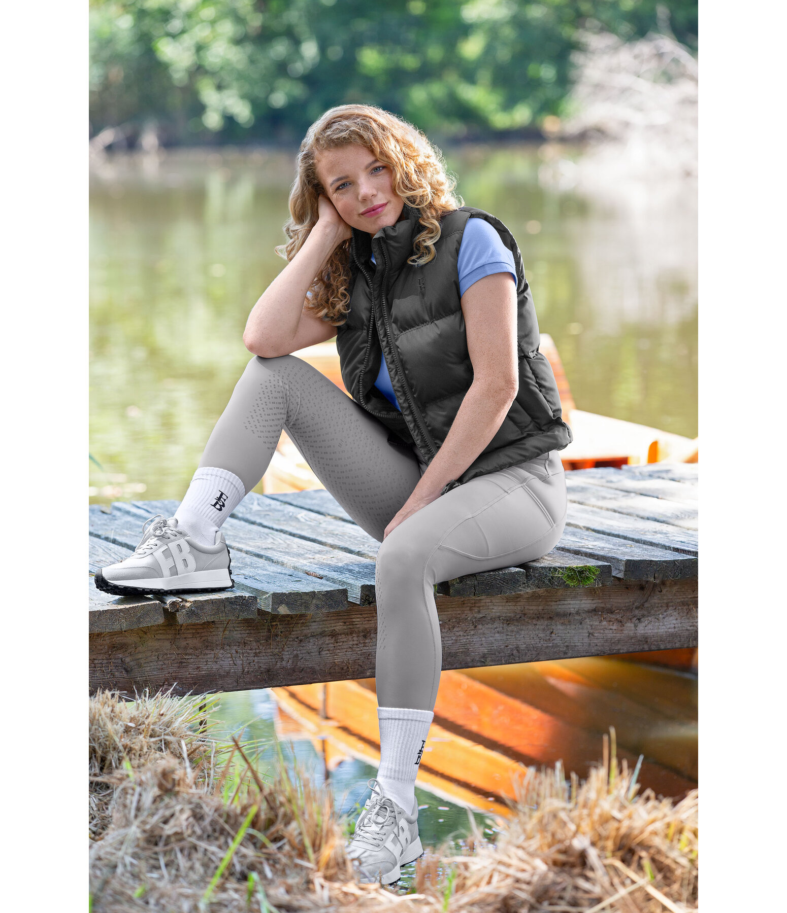 cropped gewatteerde bodywarmer Miah