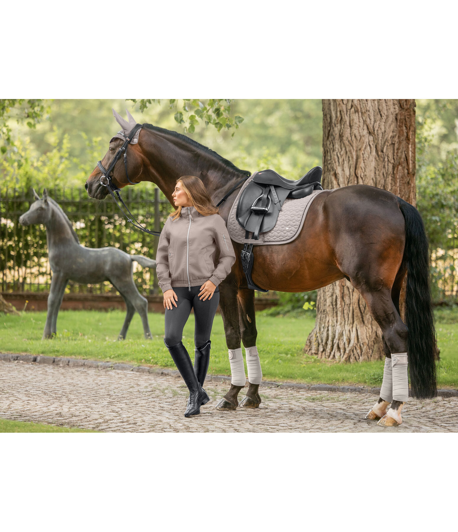 functionele blouson Nila met capuchon