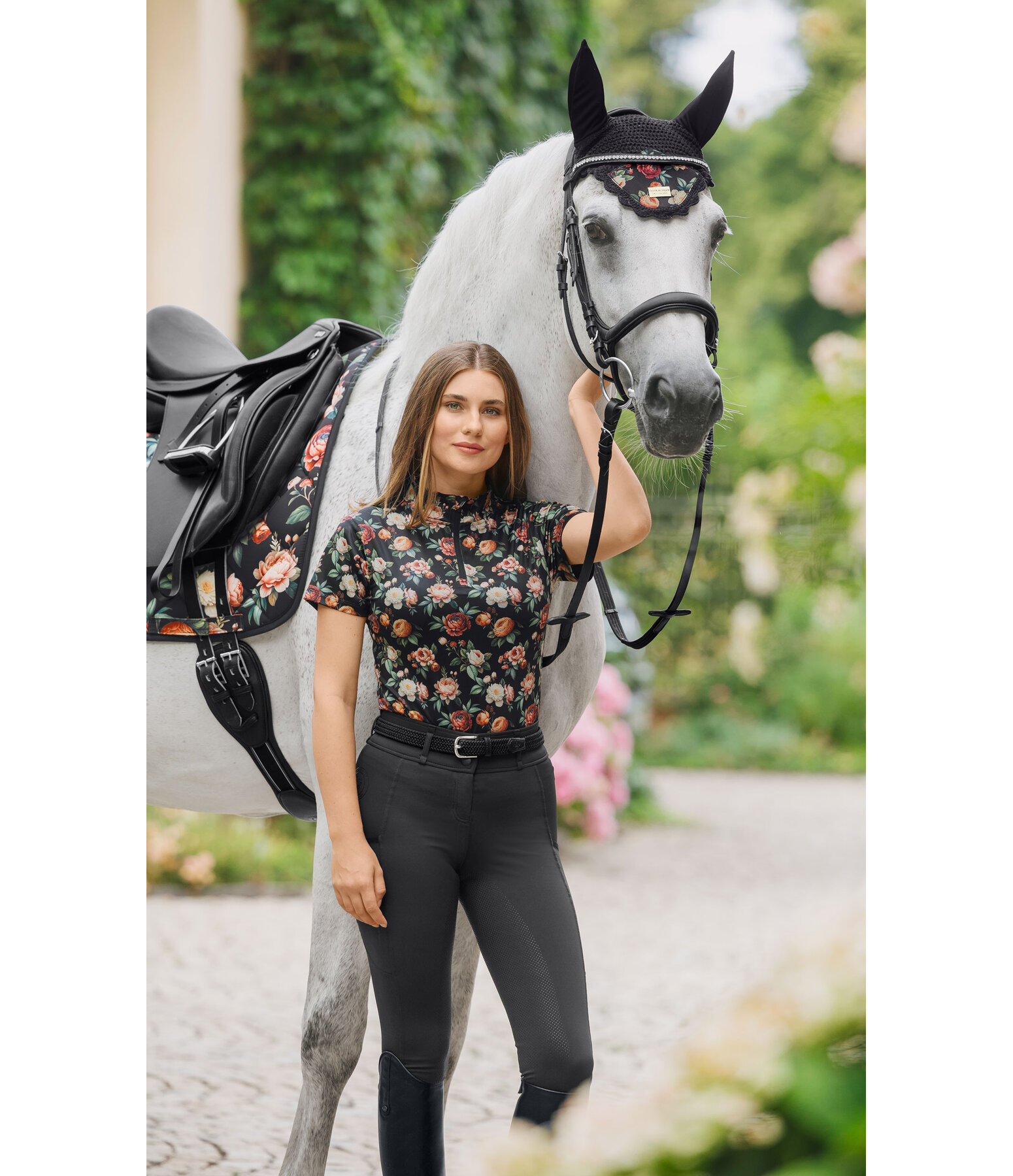 zip-functioneel shirt Fleur