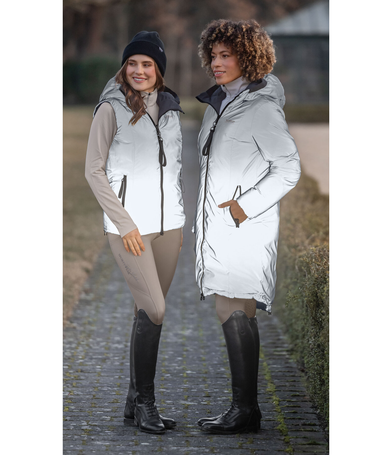 omkeerbare bodywarmer Reflective