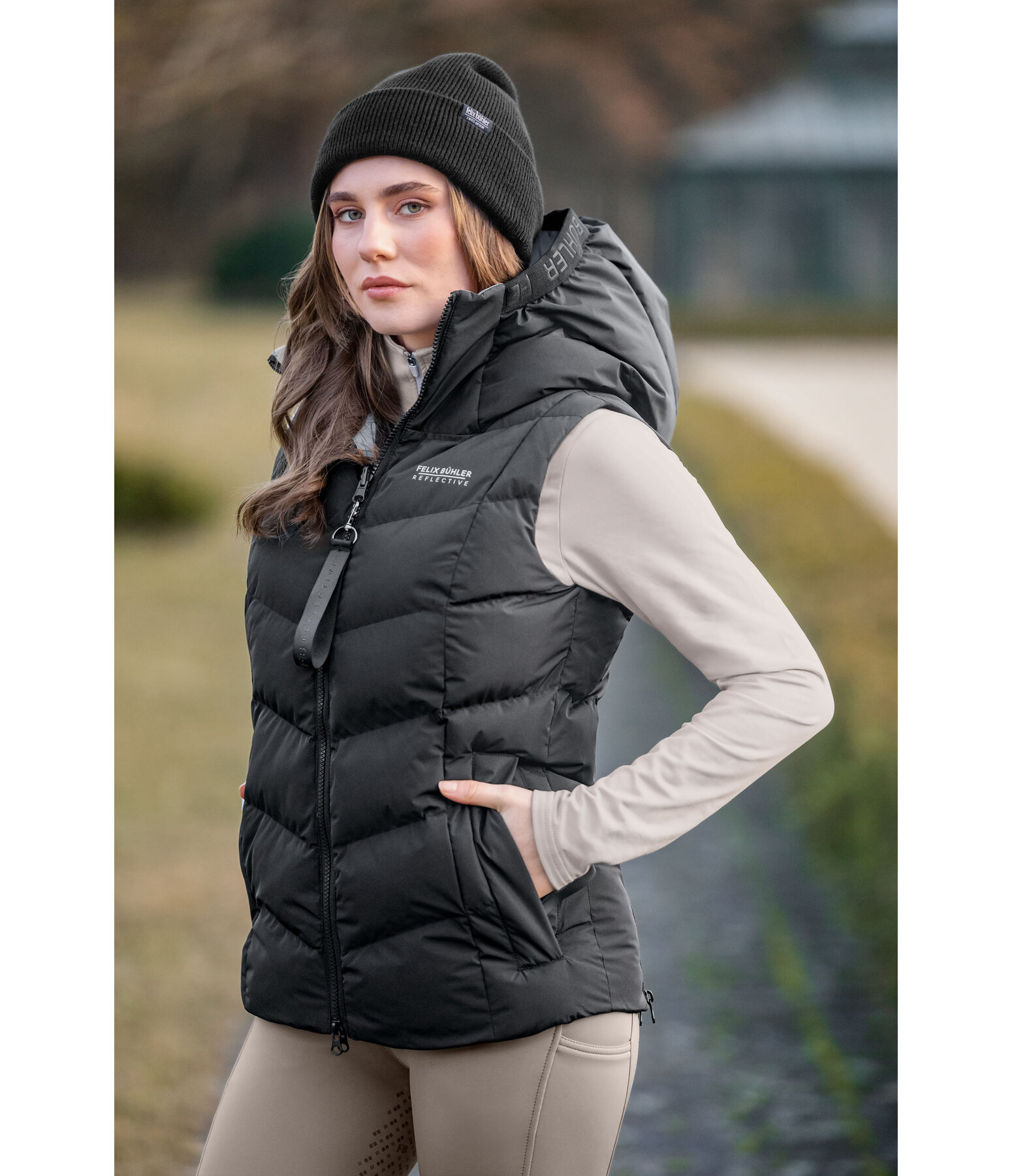 omkeerbare bodywarmer Reflective