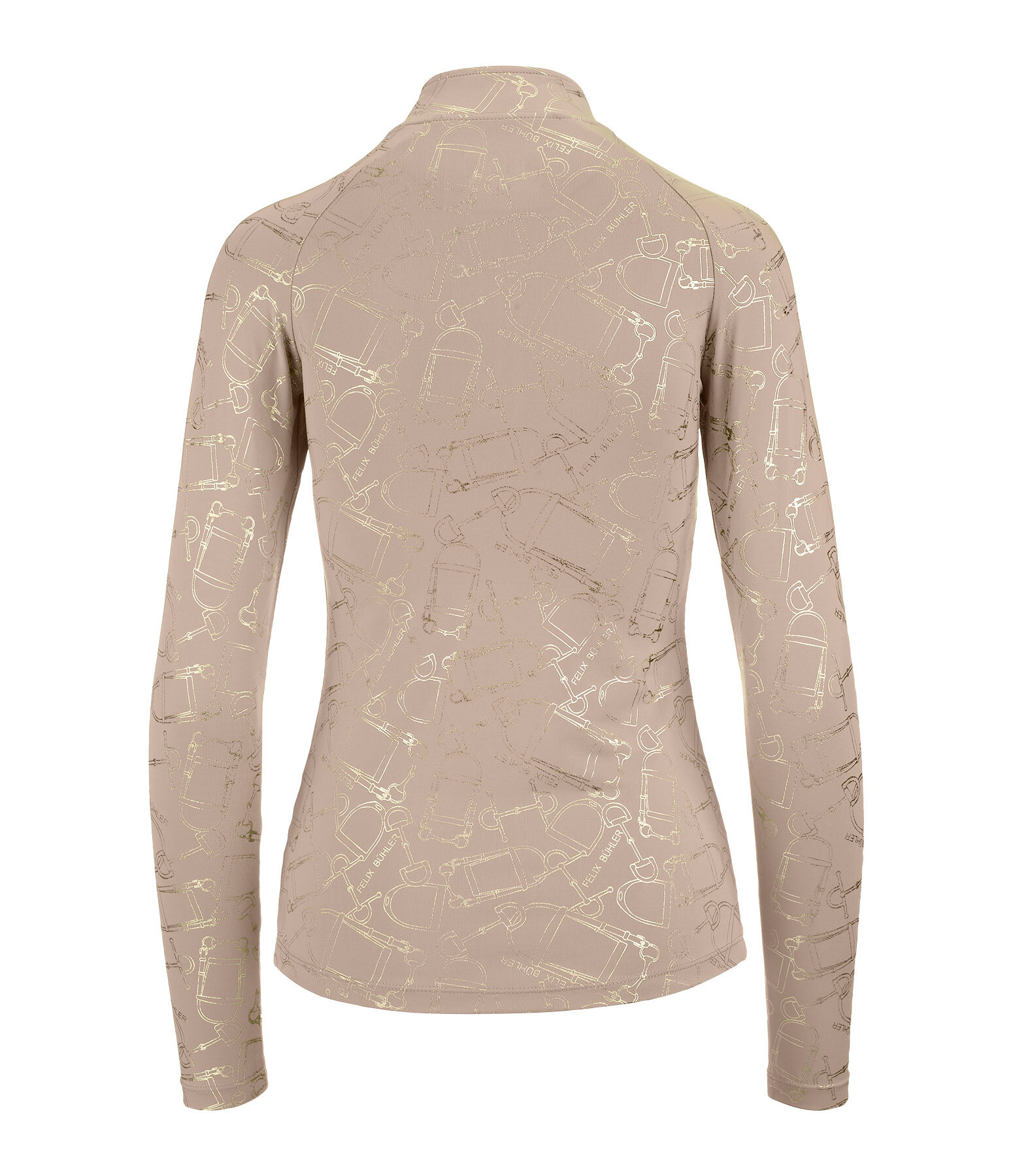functioneel shirt met ritssluiting Julia
