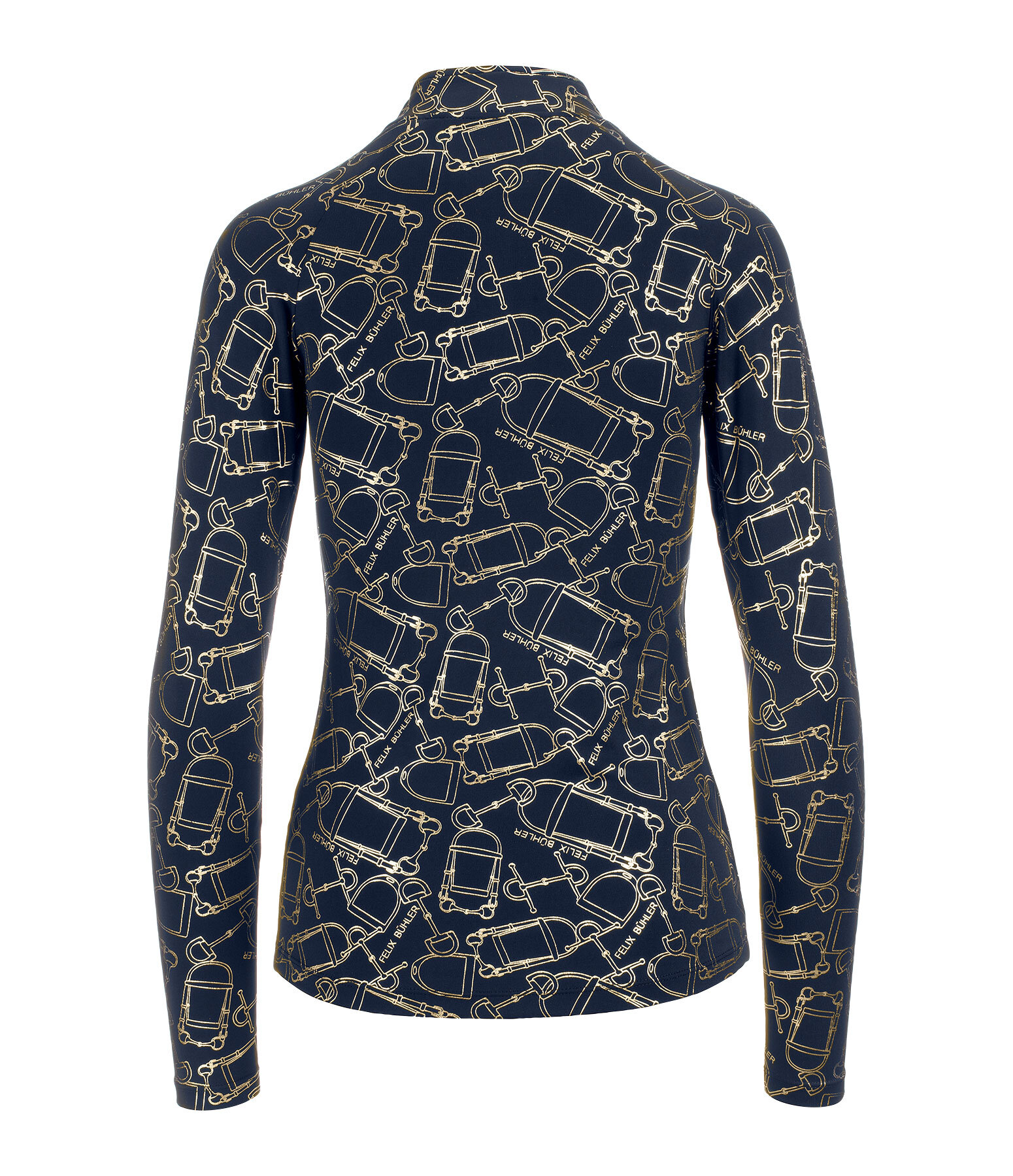 functioneel shirt met ritssluiting Julia