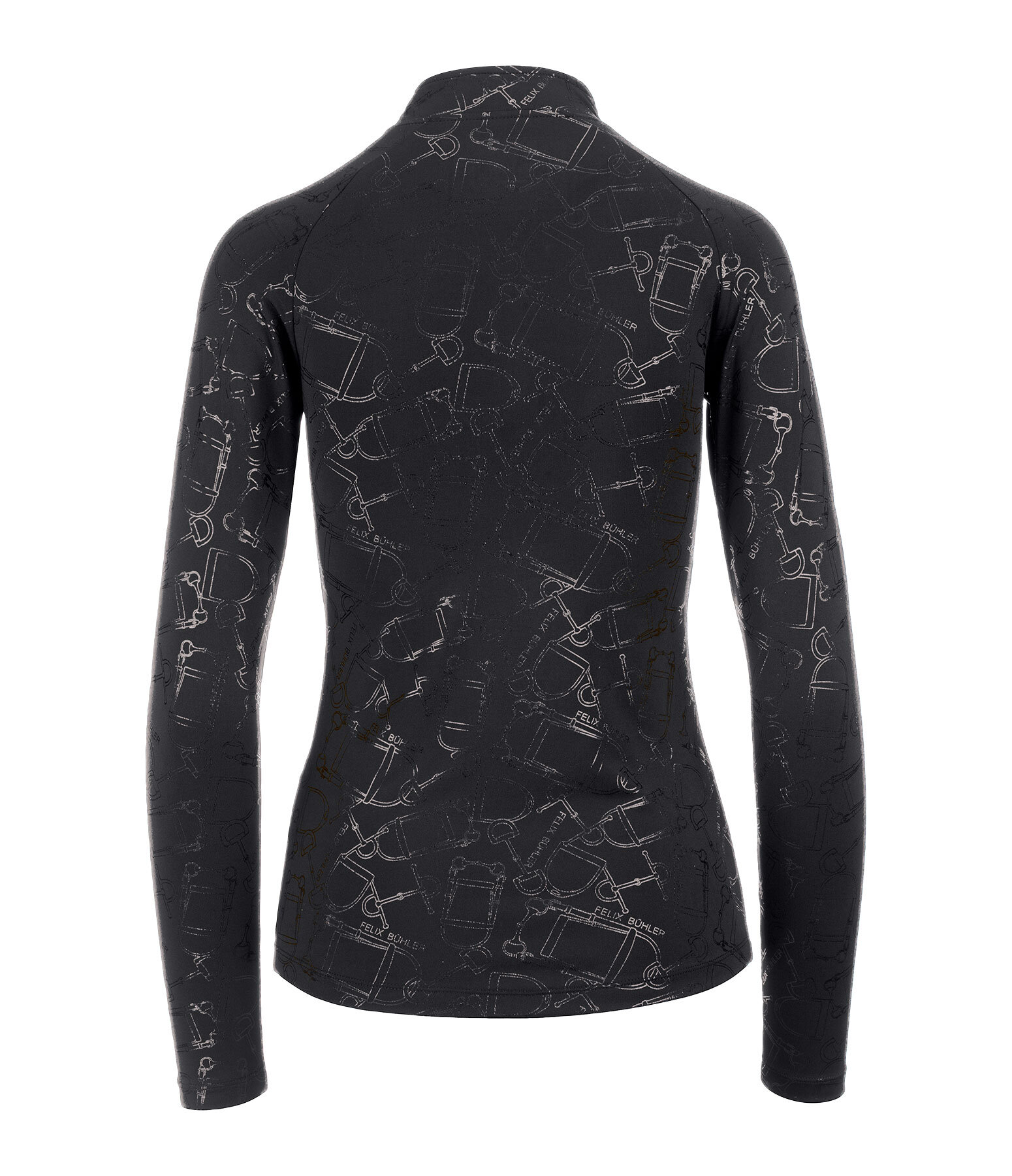 functioneel shirt met ritssluiting Julia