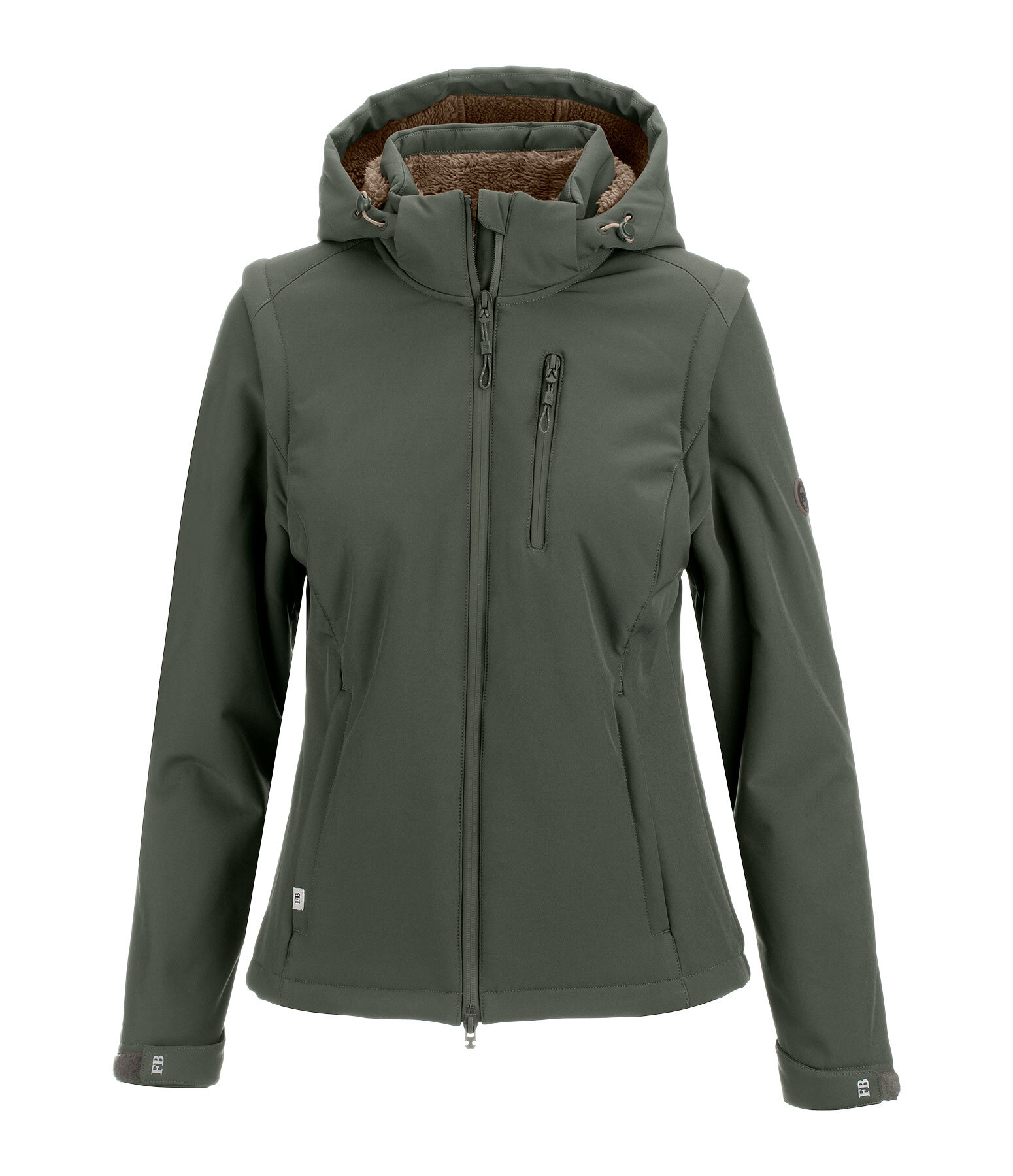 2-in-1 softshelljas Elsa Life Cycle met capuchon