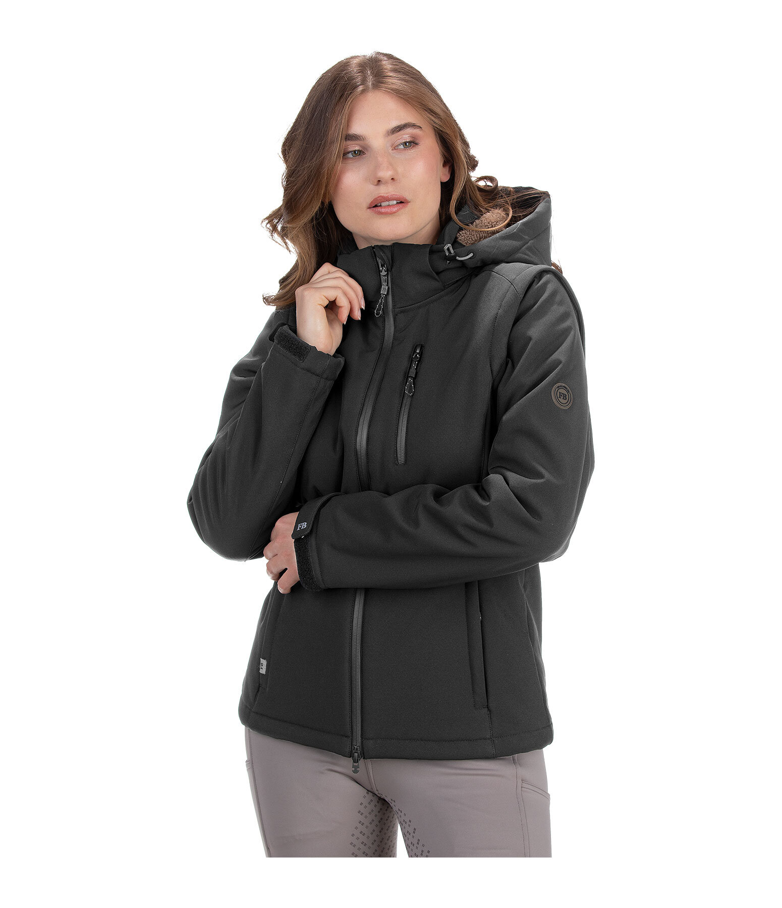 2-in-1 softshelljas Elsa Life Cycle met capuchon