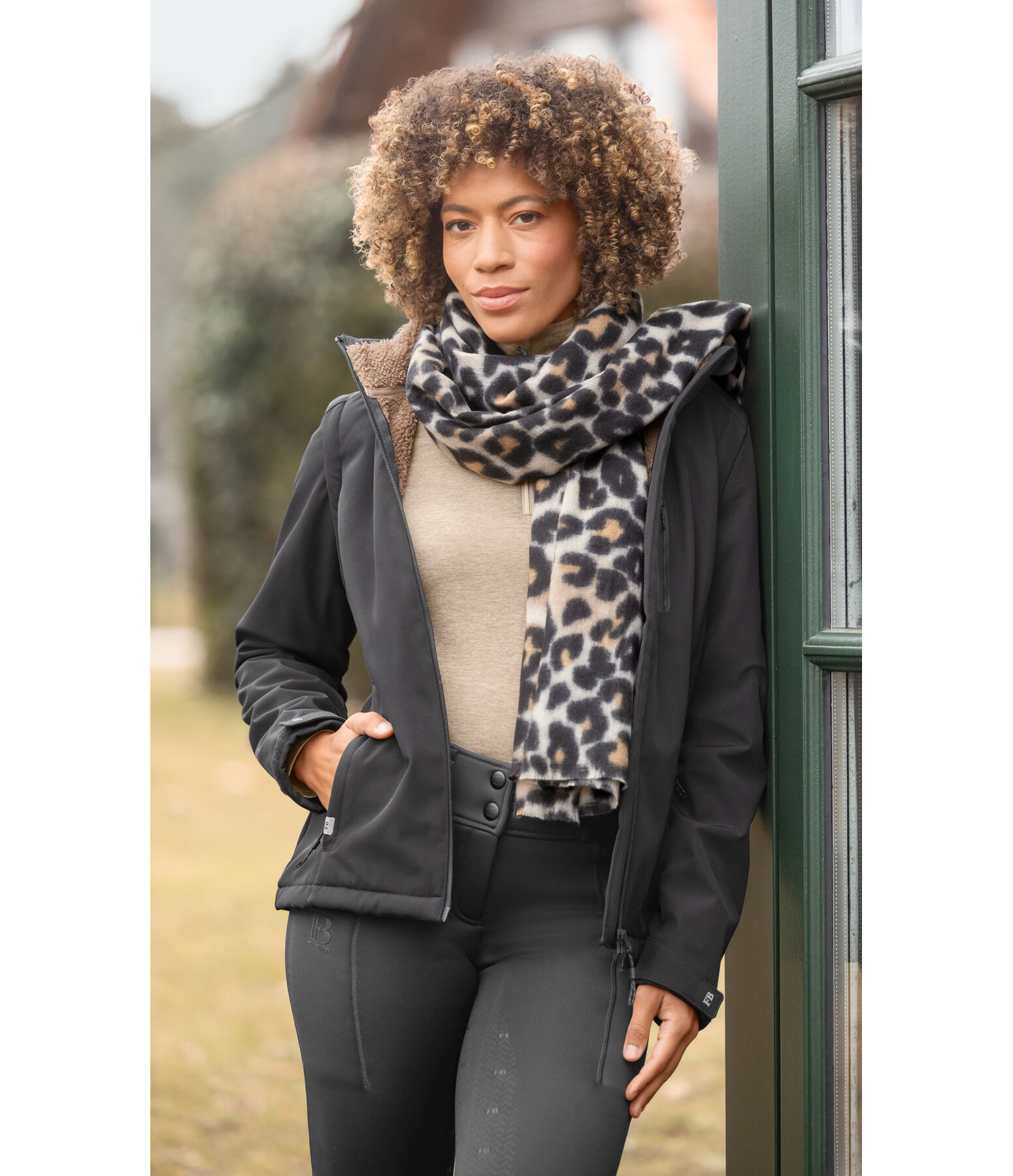 2-in-1 softshelljas Elsa Life Cycle met capuchon