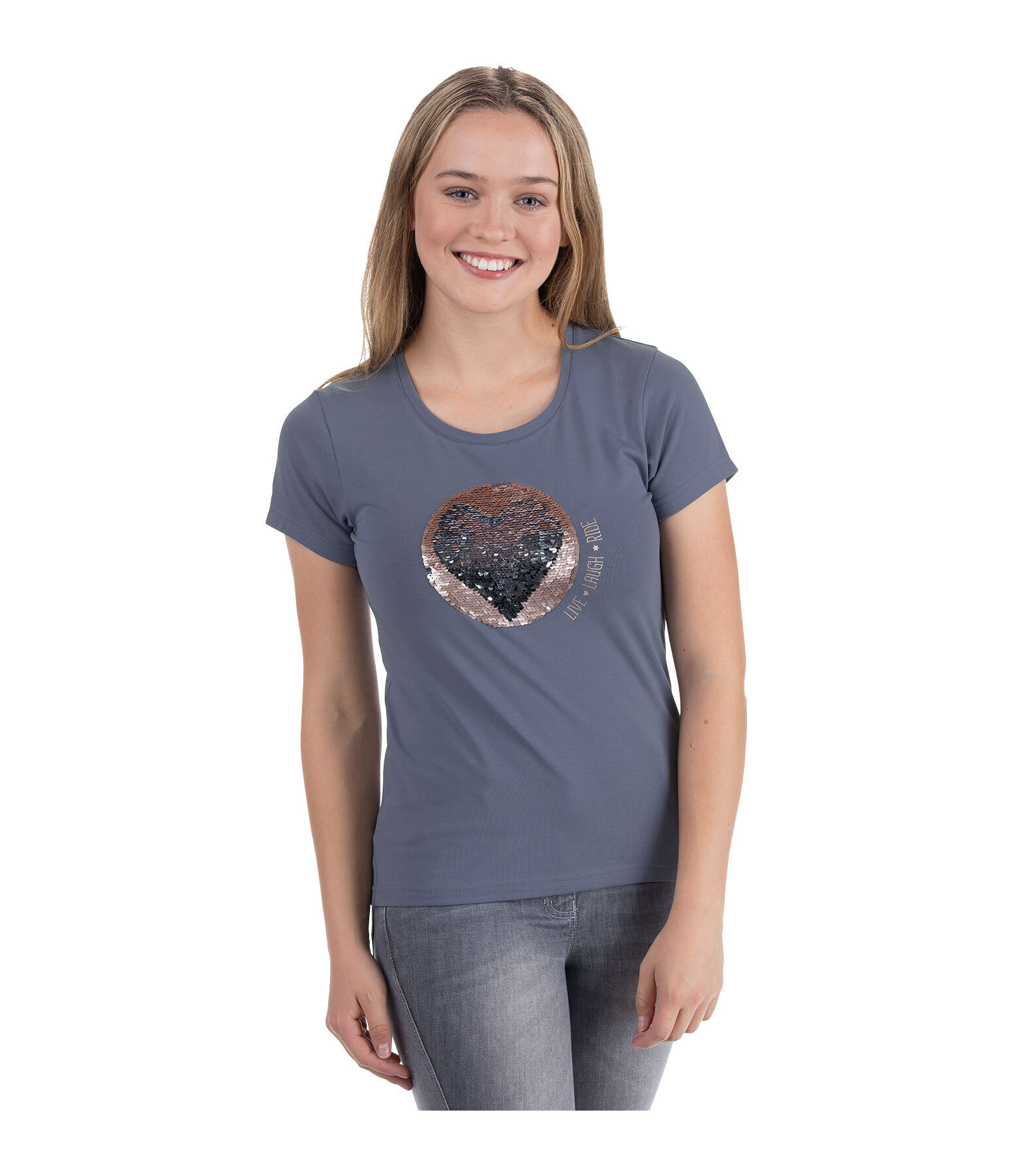 Omkeerbare pailletten shirt kind store