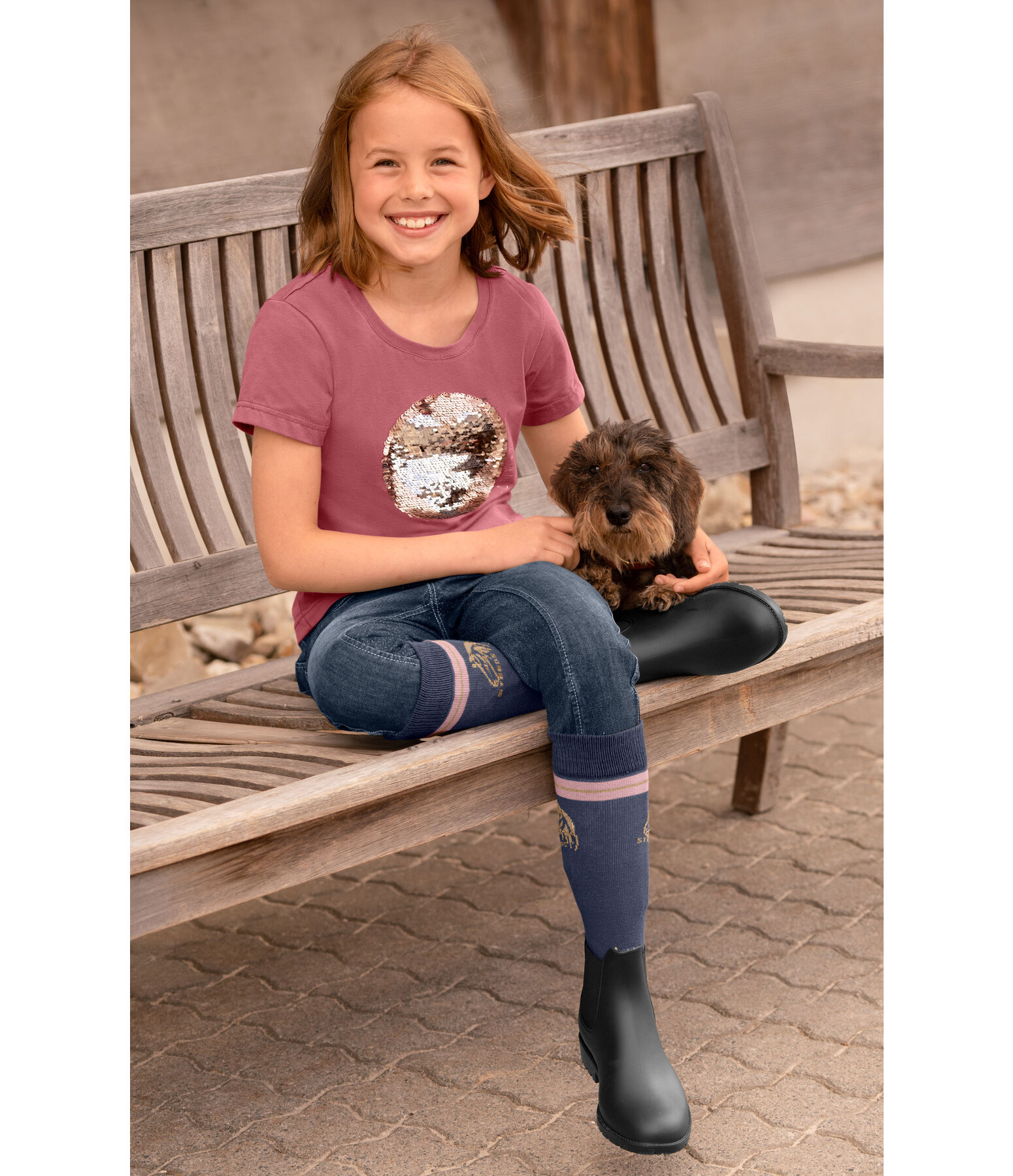 Omkeerbare pailletten shirt hotsell kind